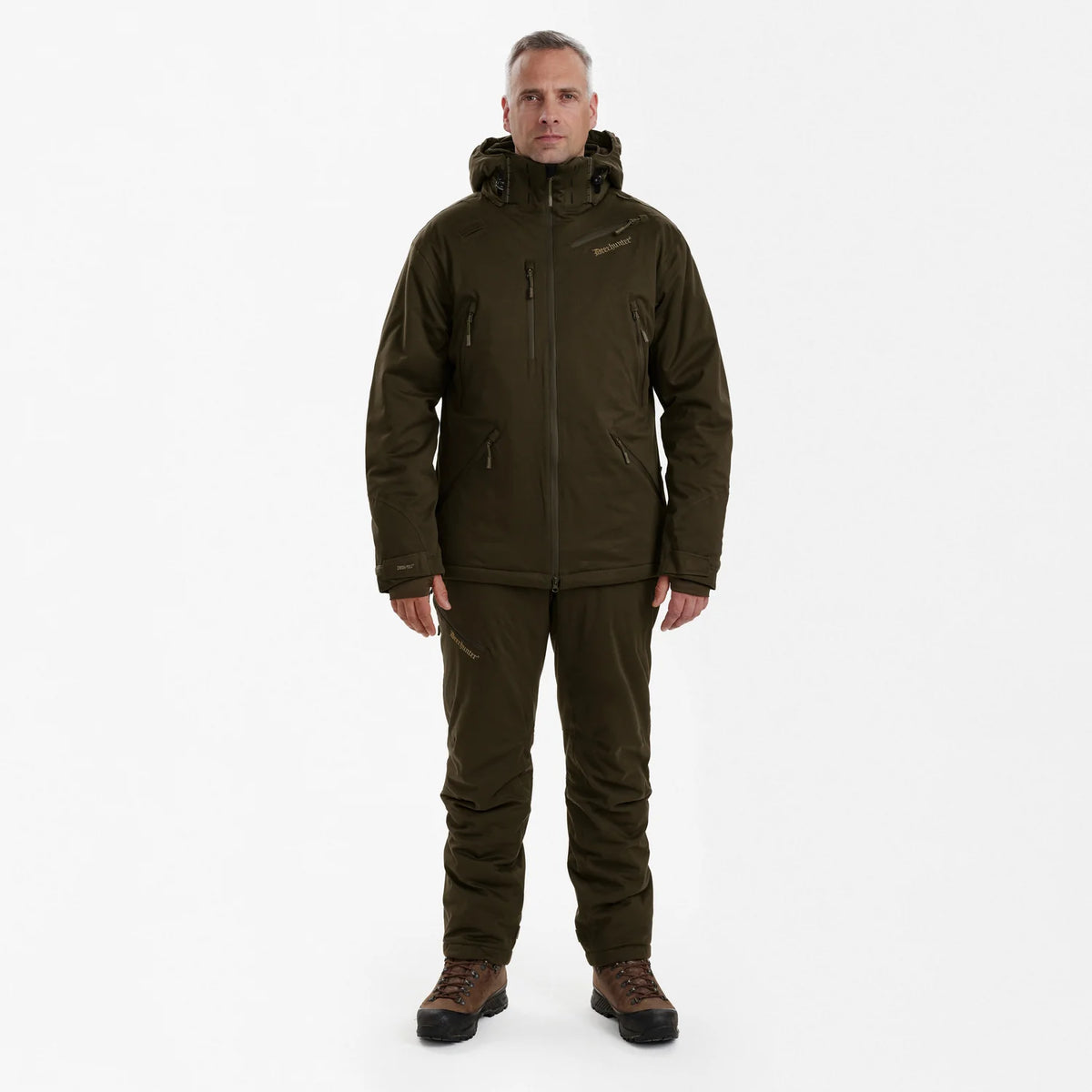 EXCAPE vinterjacka - Art Green - modell framifrån