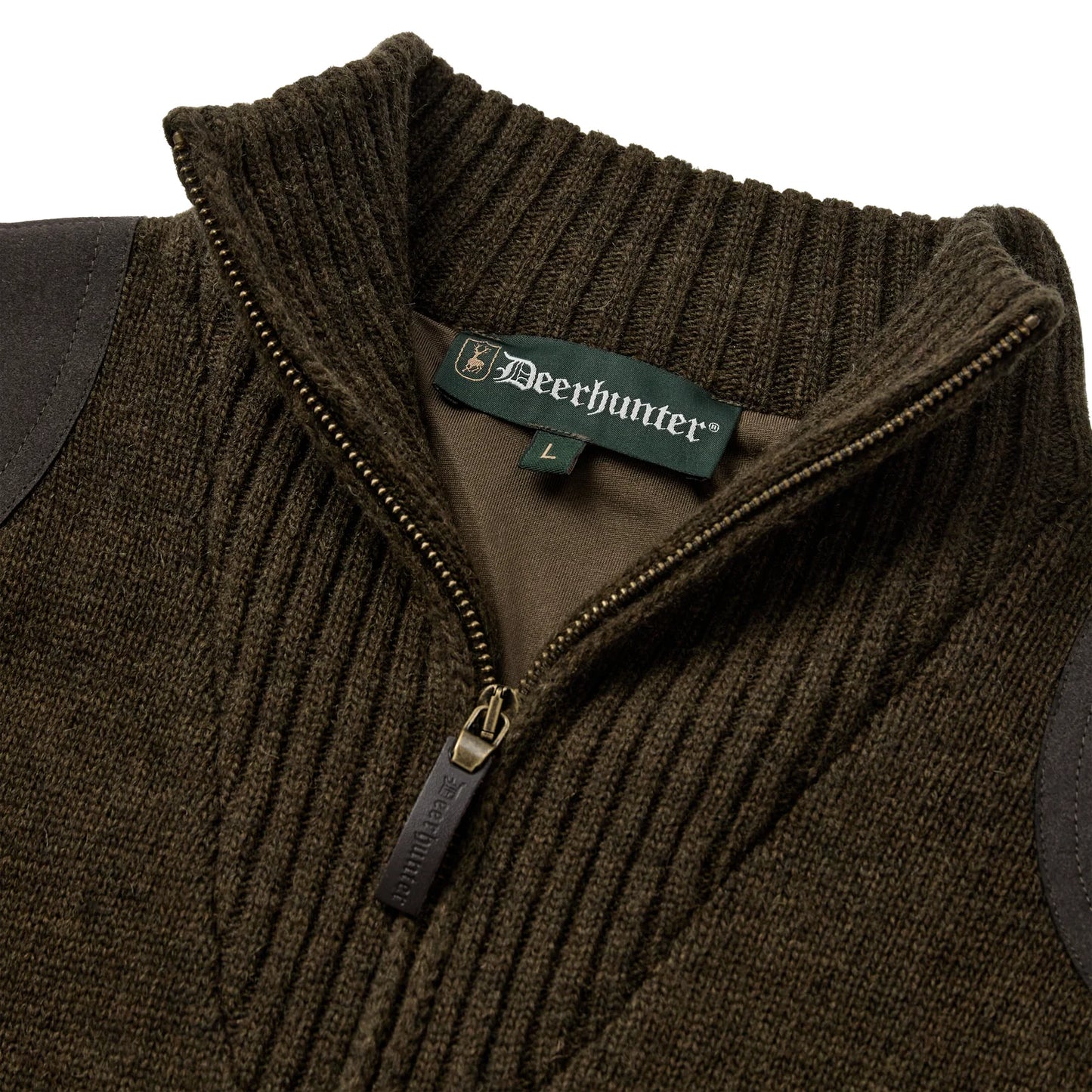 Finley Stormliner® Stickad Tröja - Woodland Melange - detalj