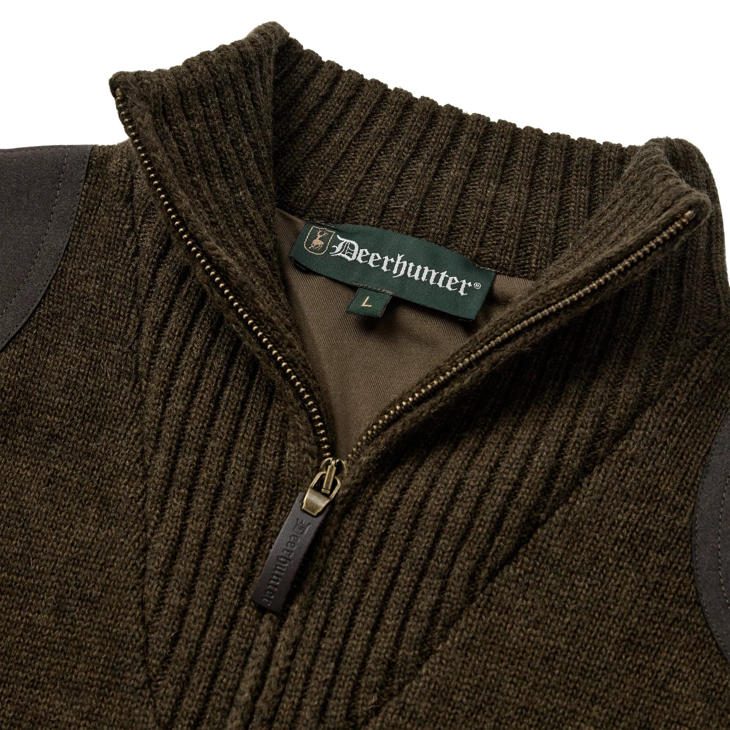 Finley Stormliner® Stickad Tröja - Woodland Melange - detalj