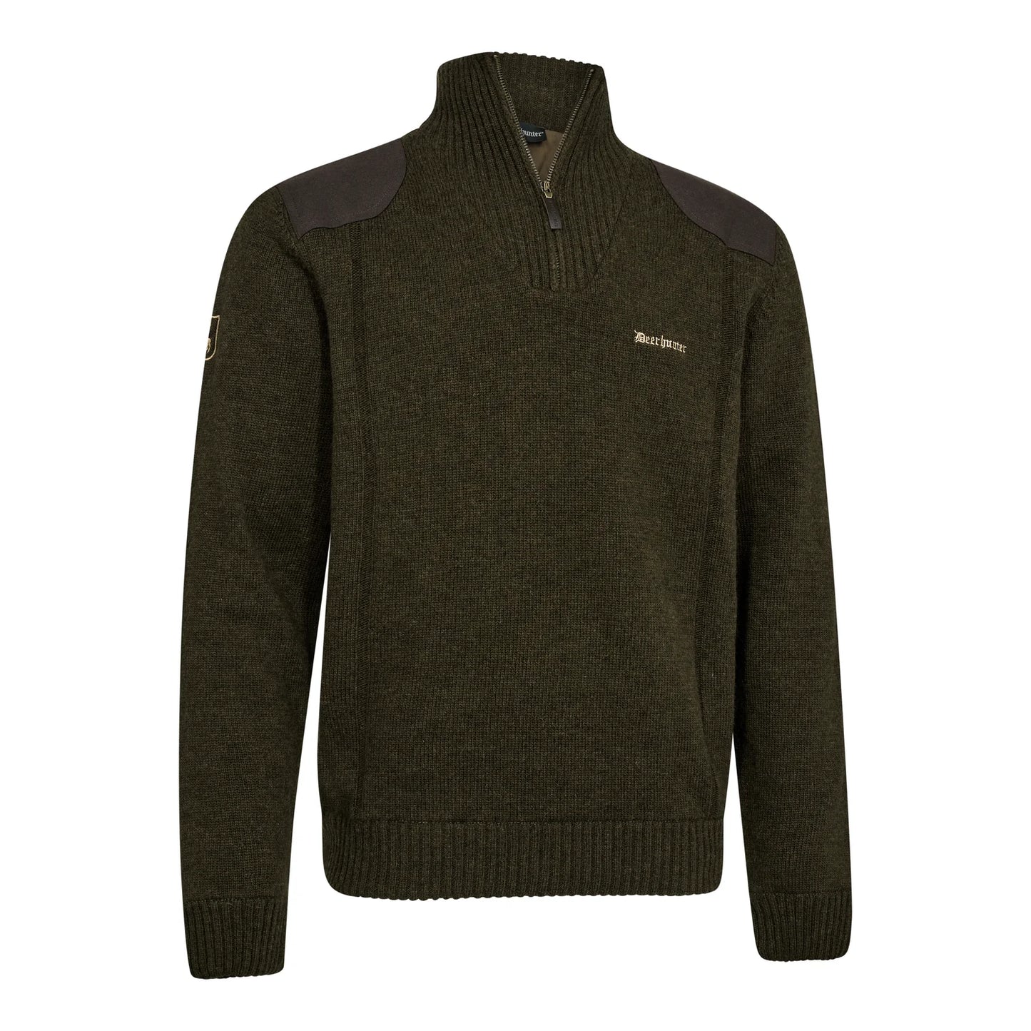 Finley Stormliner® Stickad Tröja - Woodland Melange - framifrån