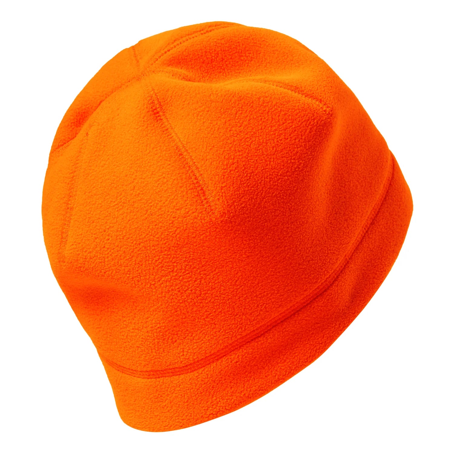 Fleace beanie - Orange - bakifrån