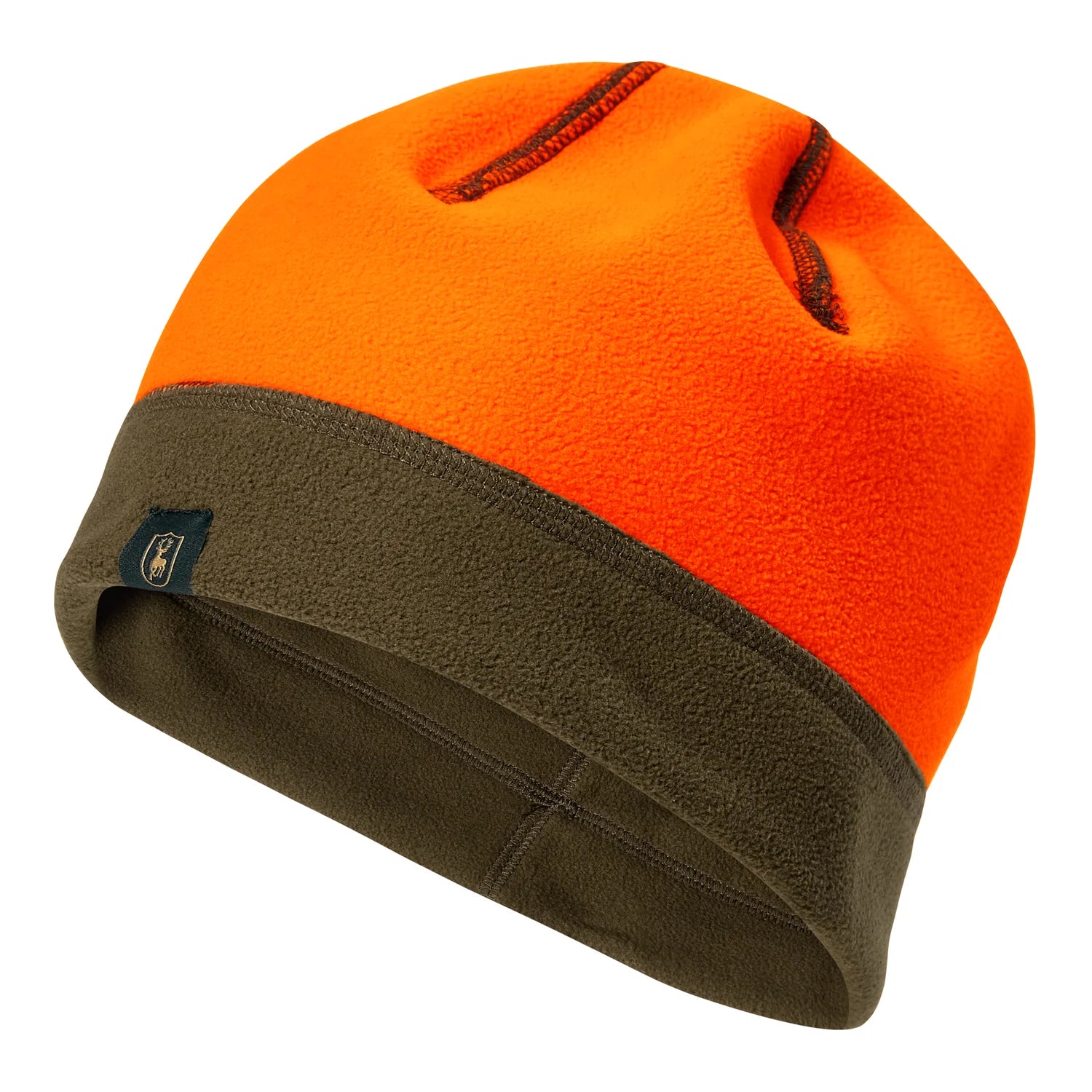 Fleace beanie - Tarmac Green - framifrån