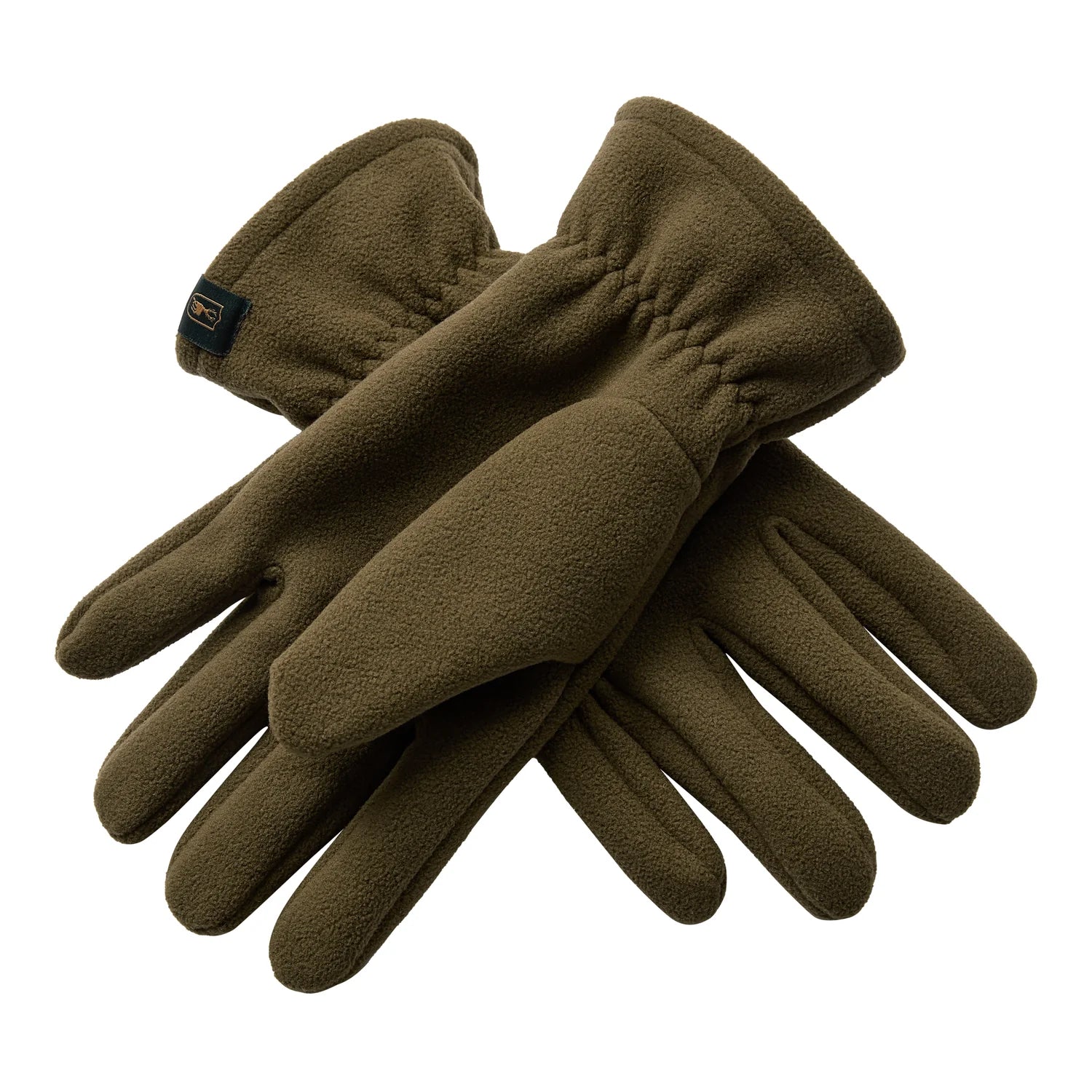Fleece Handskar - Tarmac Green - bakifrån