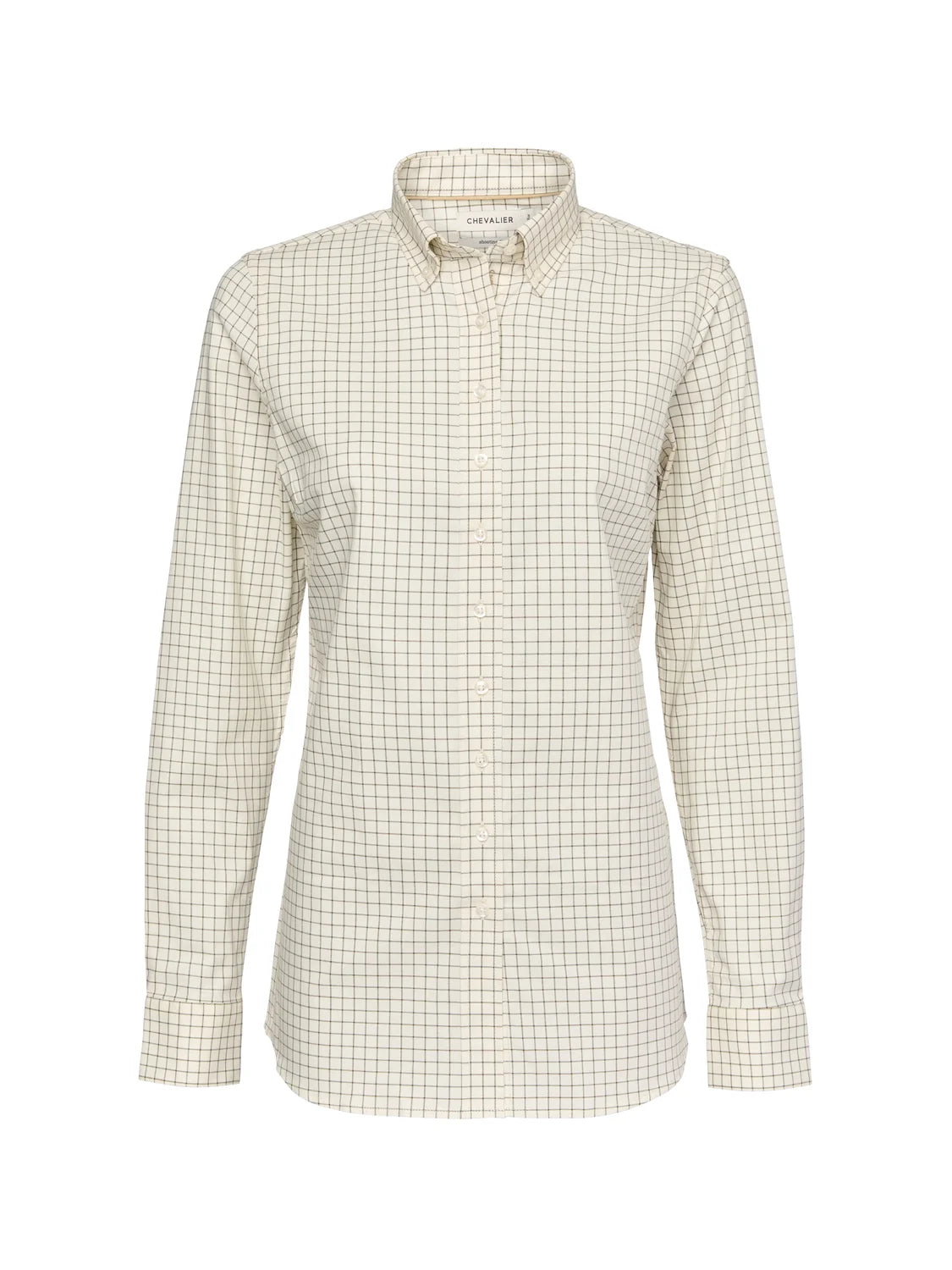 Florence Shooting Fit Stretch Shirt Women - Highland Green Tattersall - 1