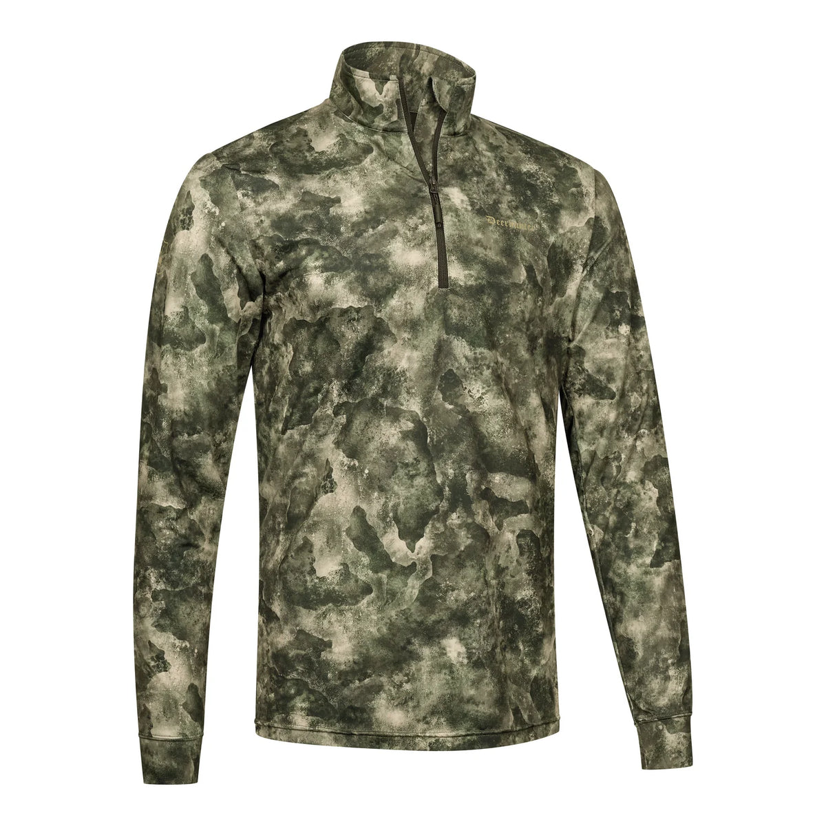 GAME ½-zip T-shirt LS - Mimicry - framifrån