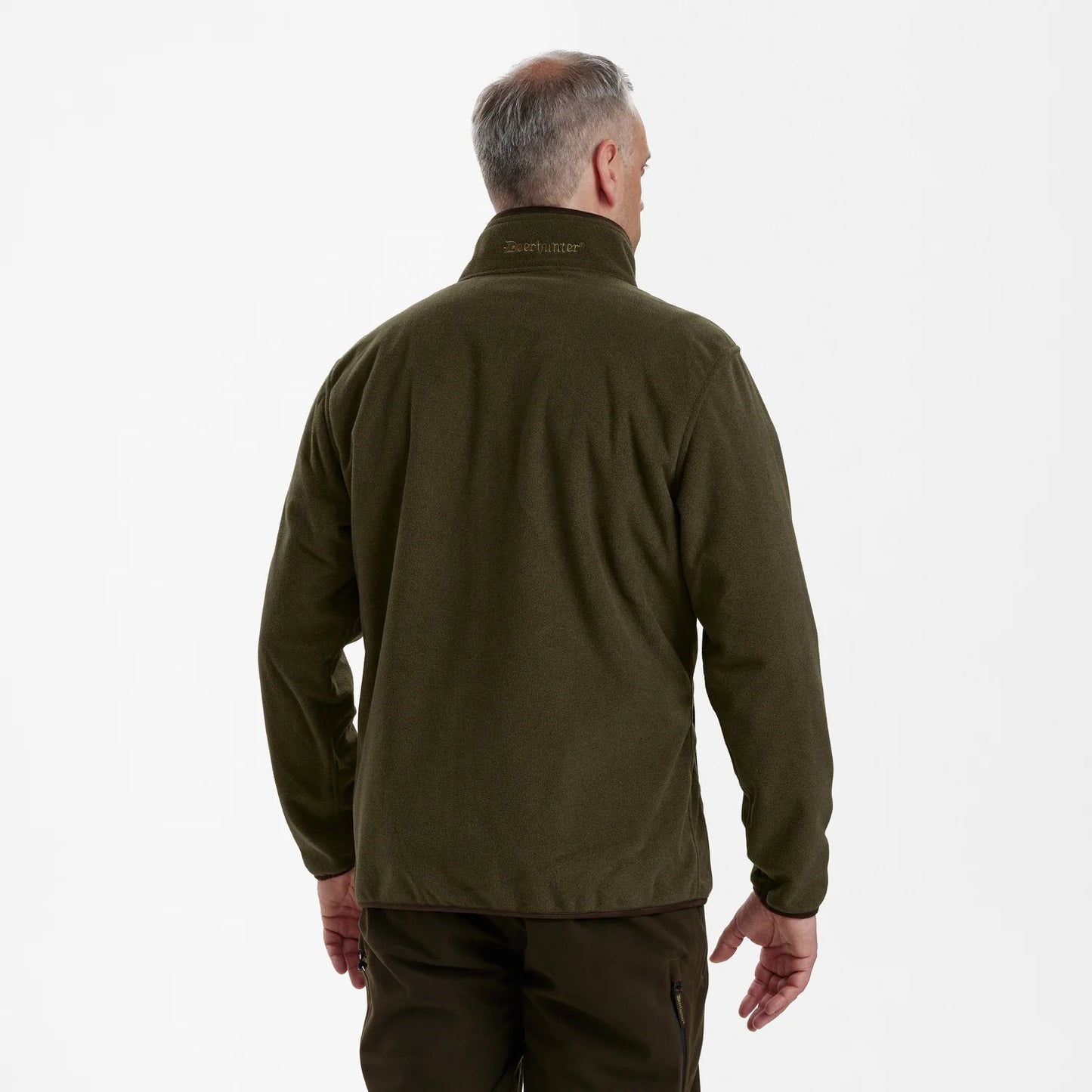 Gamekeeper Bonded Fleecejacka - vändbar - Orange - modell bakifrån