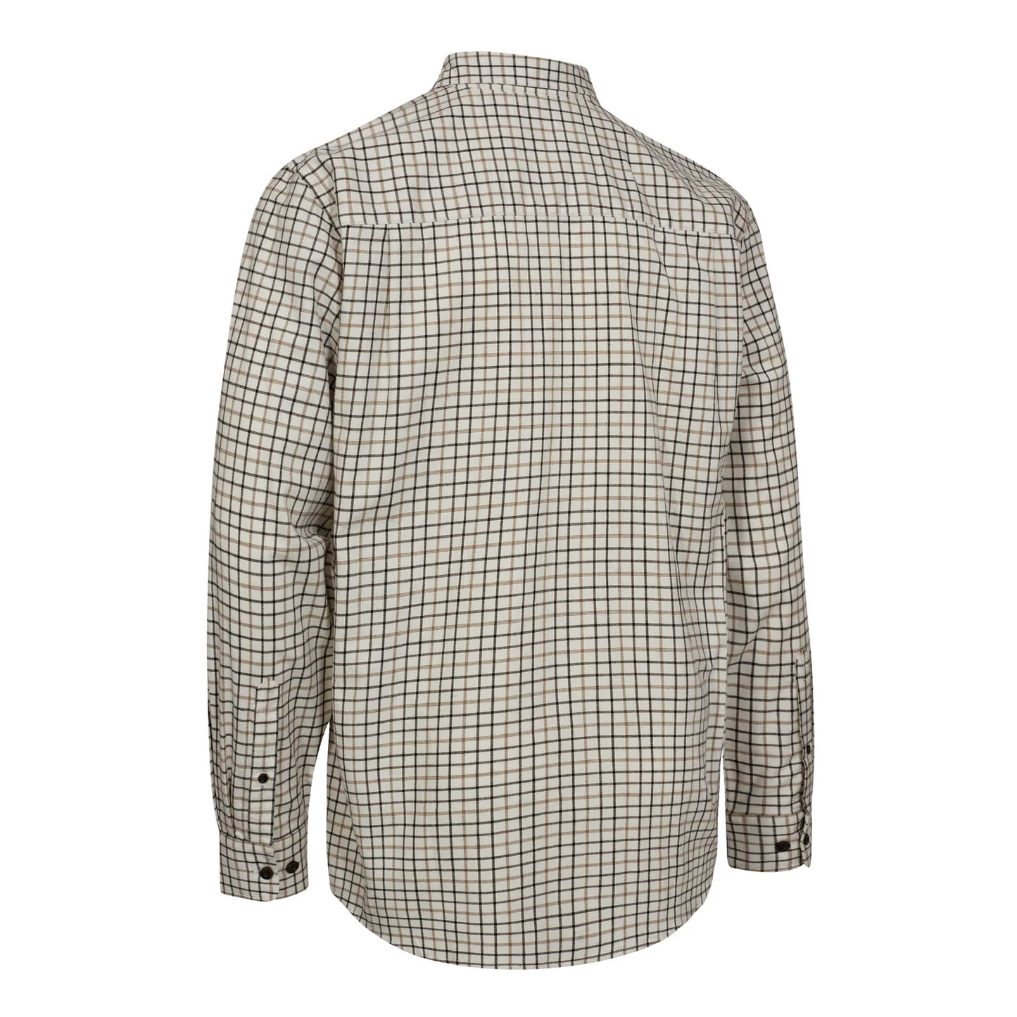 Gavin Skjorta - Beige Check - bakifrån