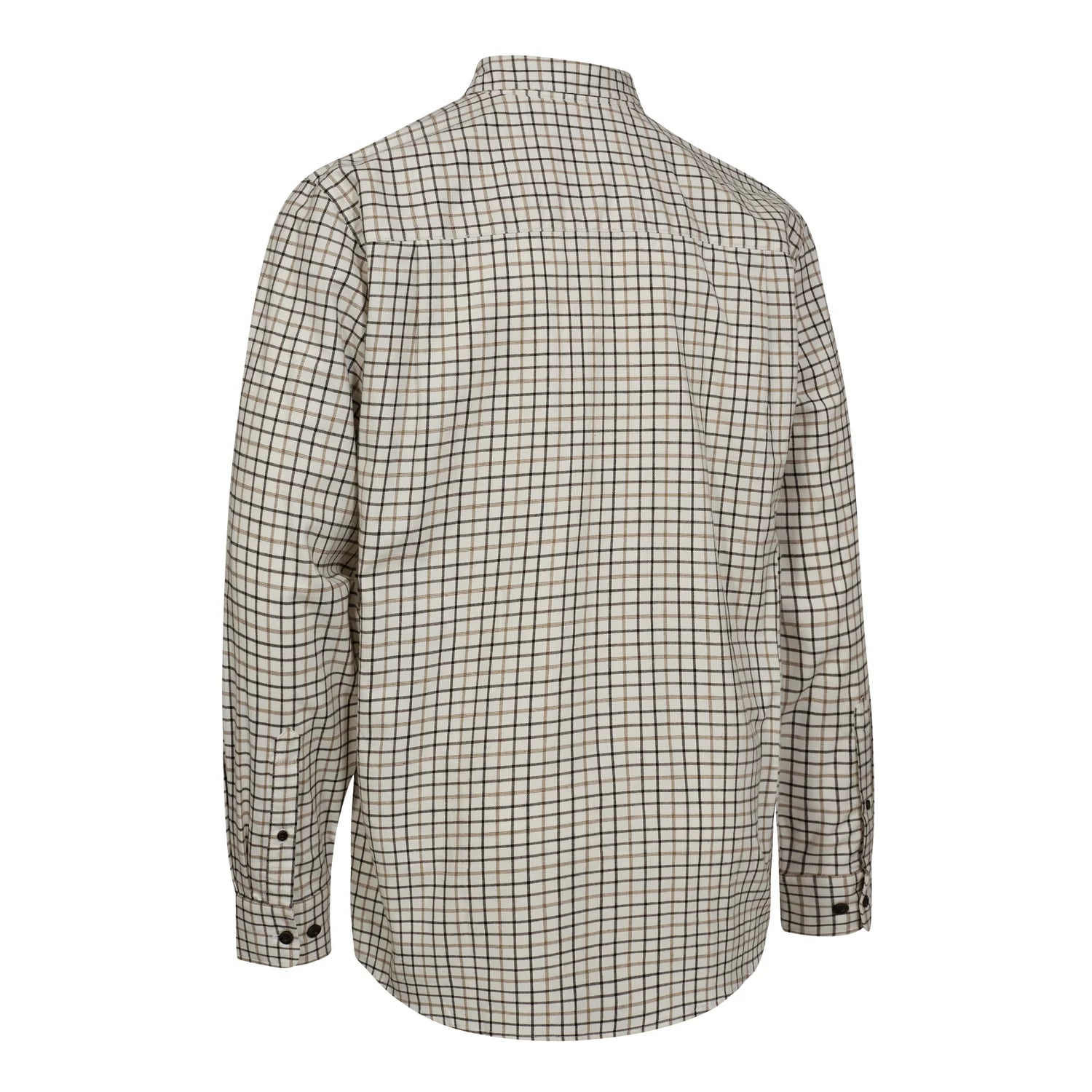 Gavin Skjorta - Beige Check - bakifrån