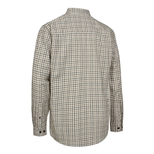 Gavin Skjorta - Beige Check - bakifrån