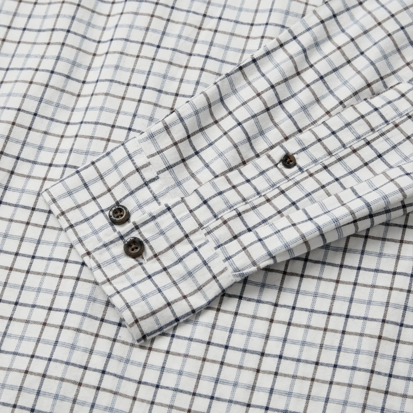 Gavin Skjorta - Blue Check - detalj