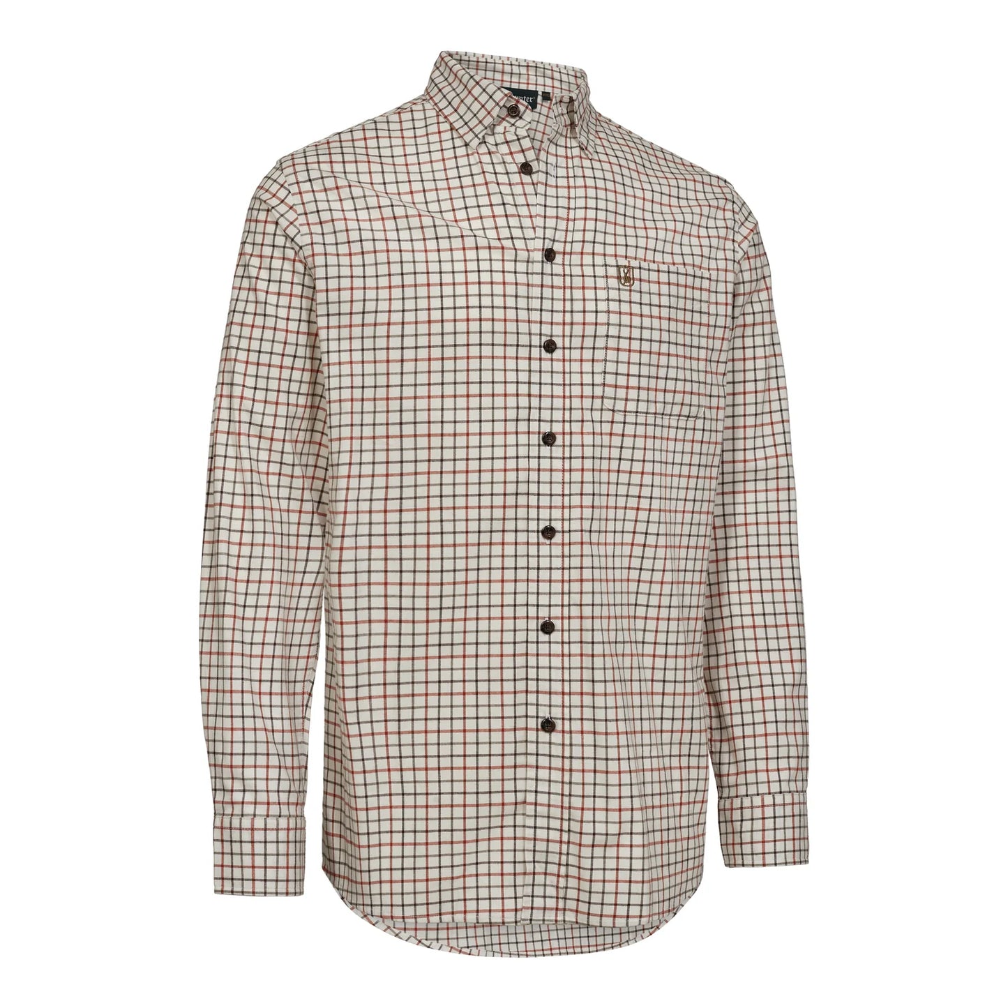 Gavin Skjorta - Orange Check - framifrån