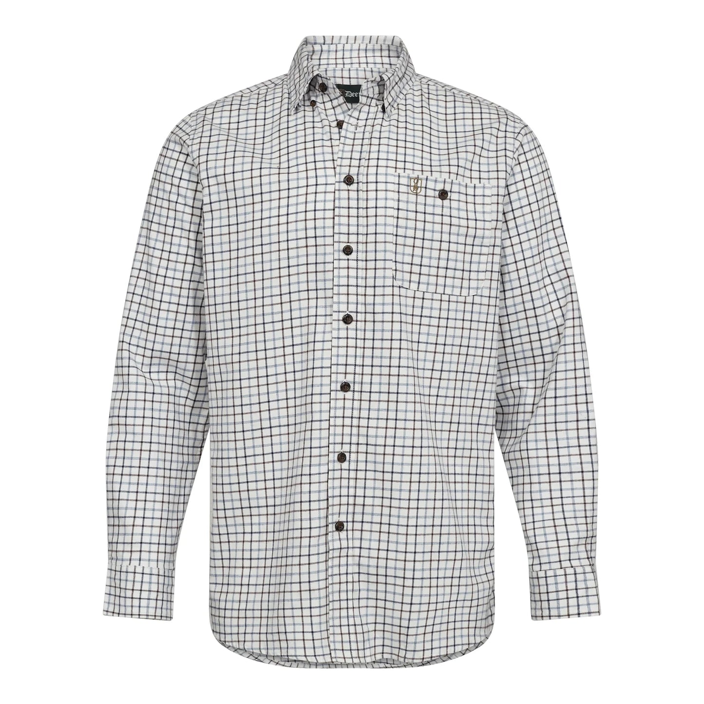 Gavin Skjorta - Blue Check - framifrån