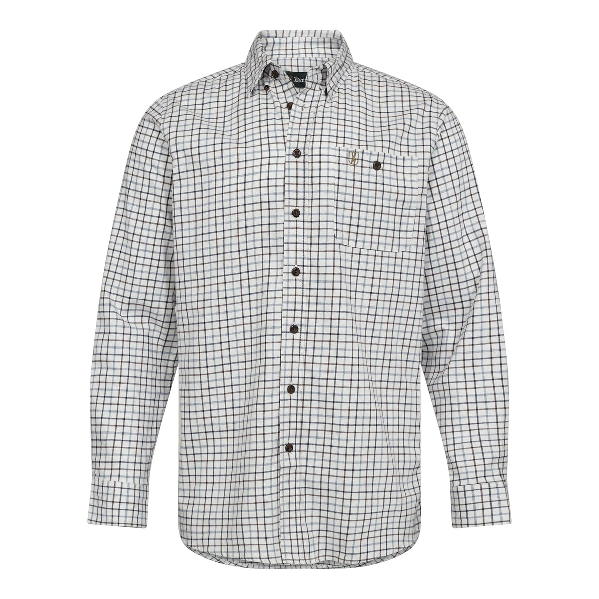 Gavin Skjorta - Blue Check - framifrån