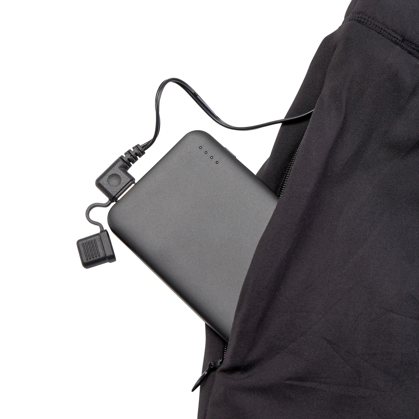 Heat Långa Kalsonger - Black - detalj