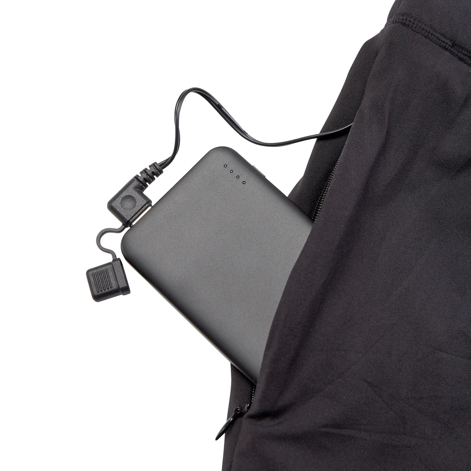 Heat Långa Kalsonger - Black - detalj