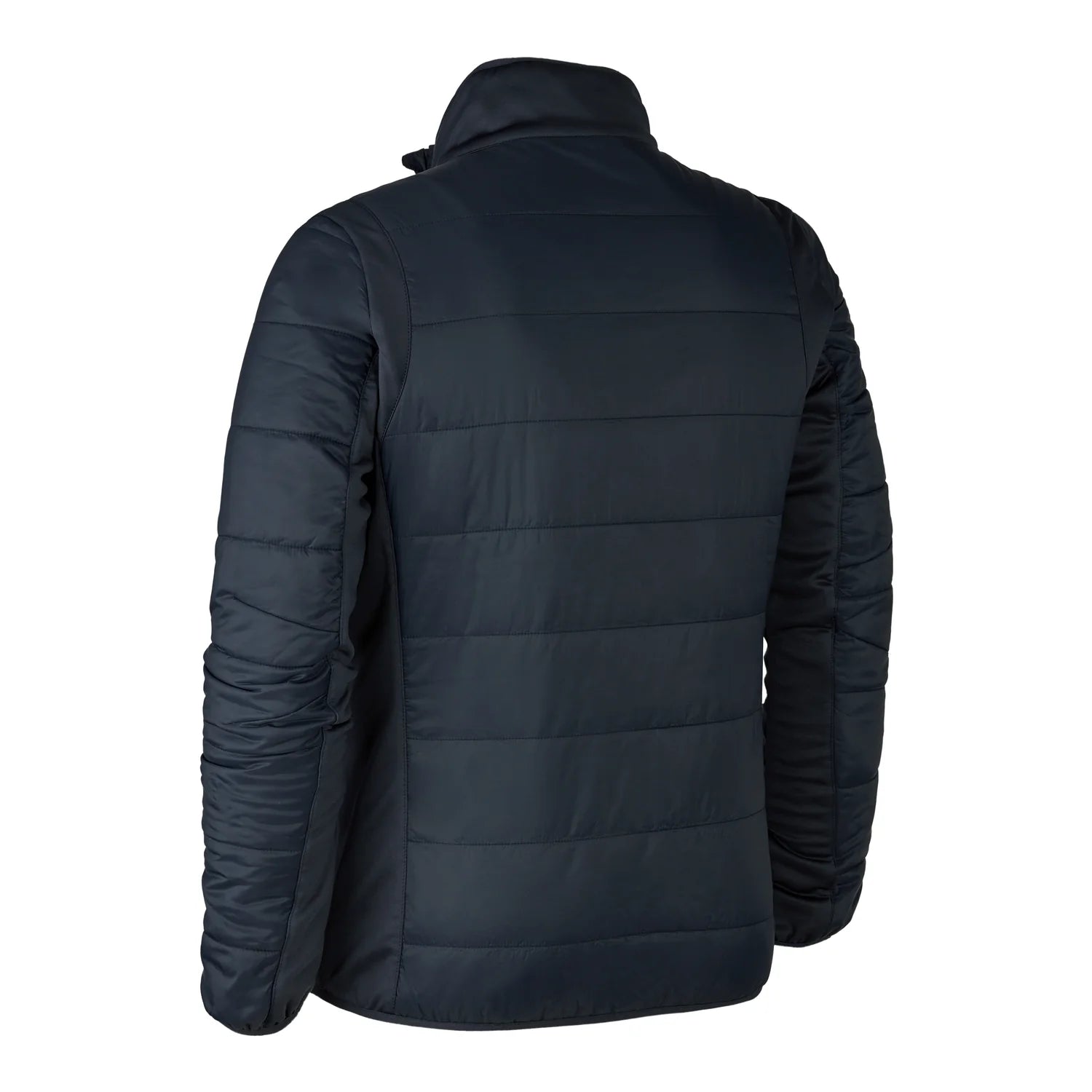 Heat vadderad jacka - Dark Blue - bakifrån