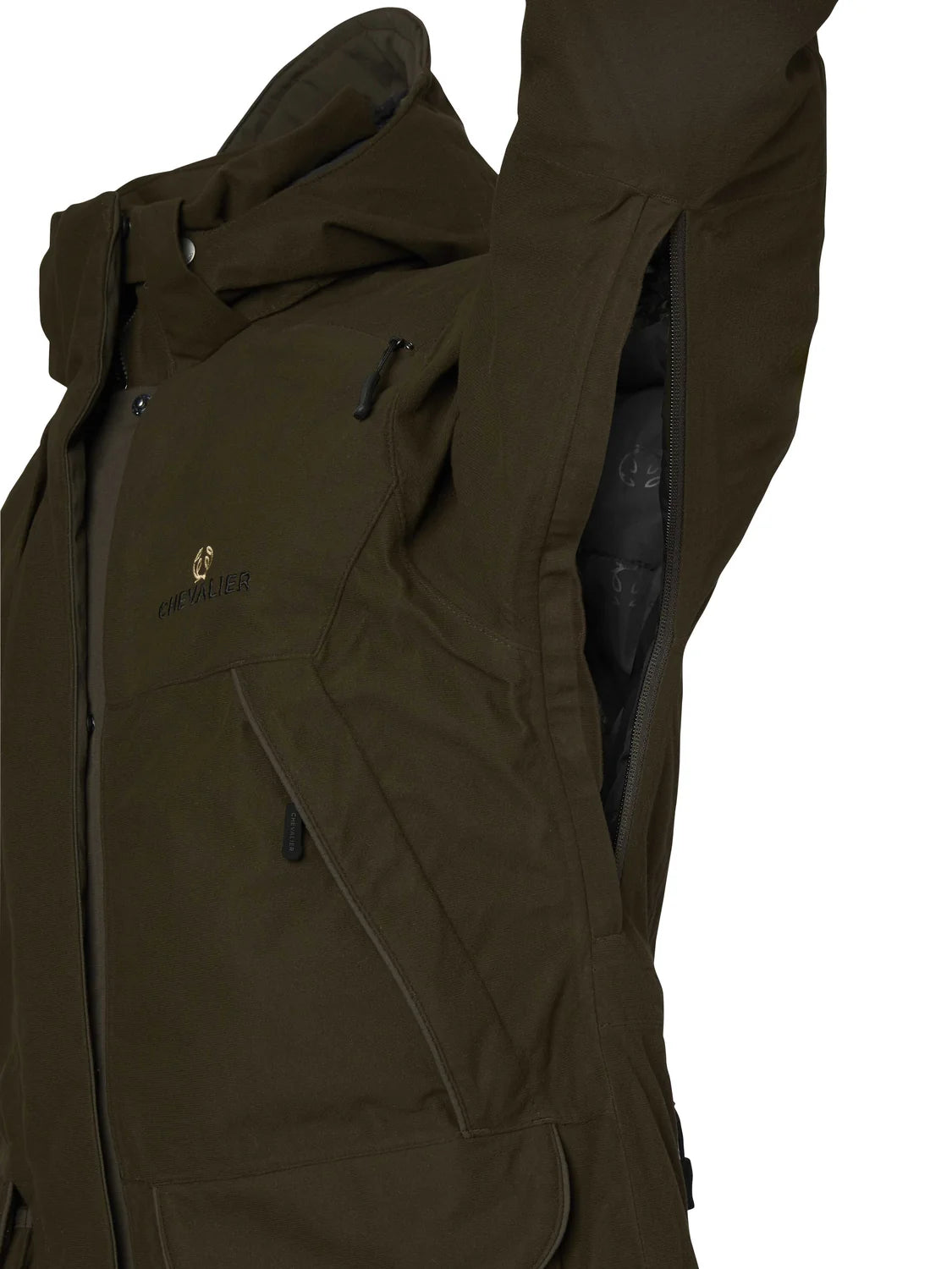 Highland Chevalite Padded Jacket Women Dark Forrest Green - Dark Forest Green - 3