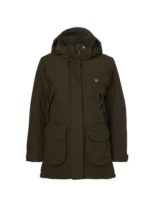 Highland Chevalite Padded Jacket Women Dark Forrest Green - Dark Forest Green - 1