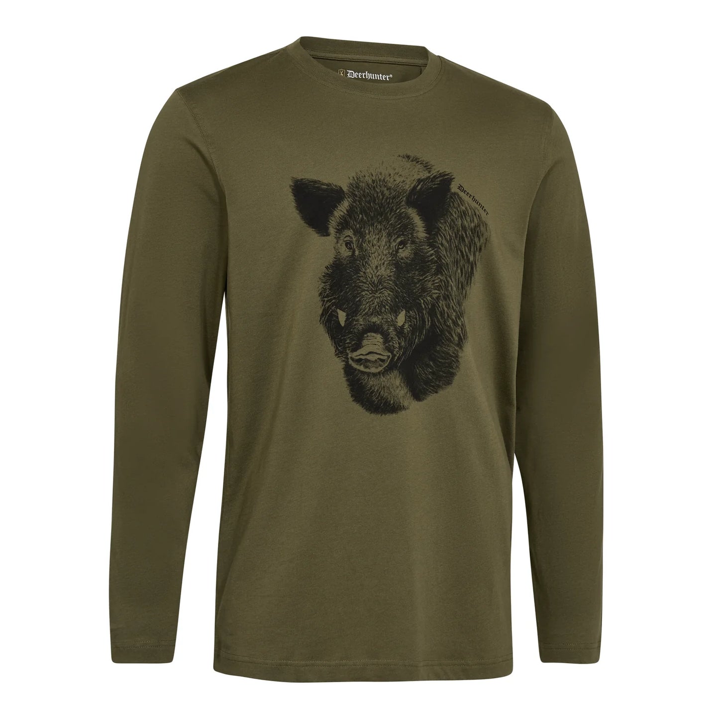 Jaxon Långärmad T-shirt - Glen Green - framifrån