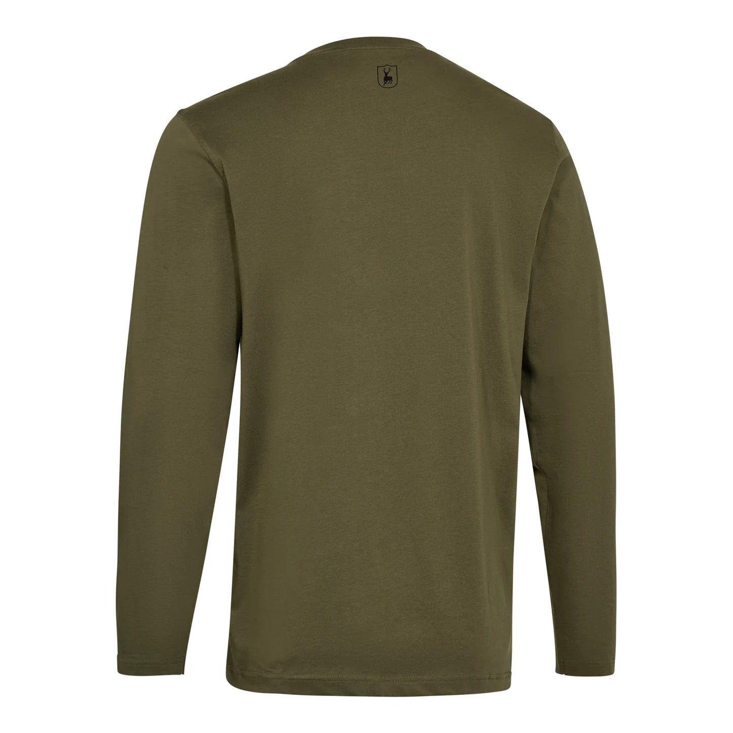 JAXON T-shirt L/S - Glen Green - bakifrån