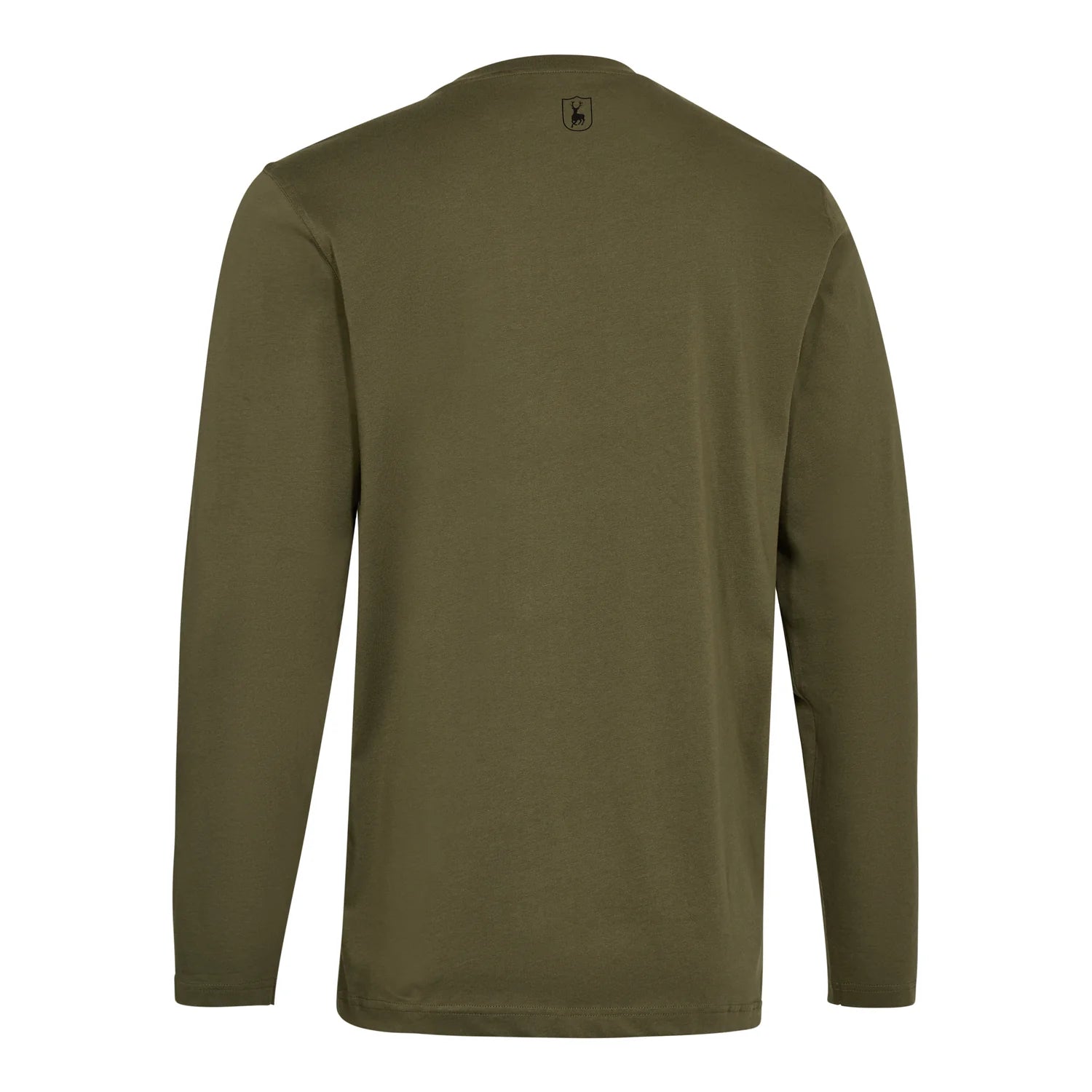 JAXON T-shirt L/S - Glen Green - bakifrån
