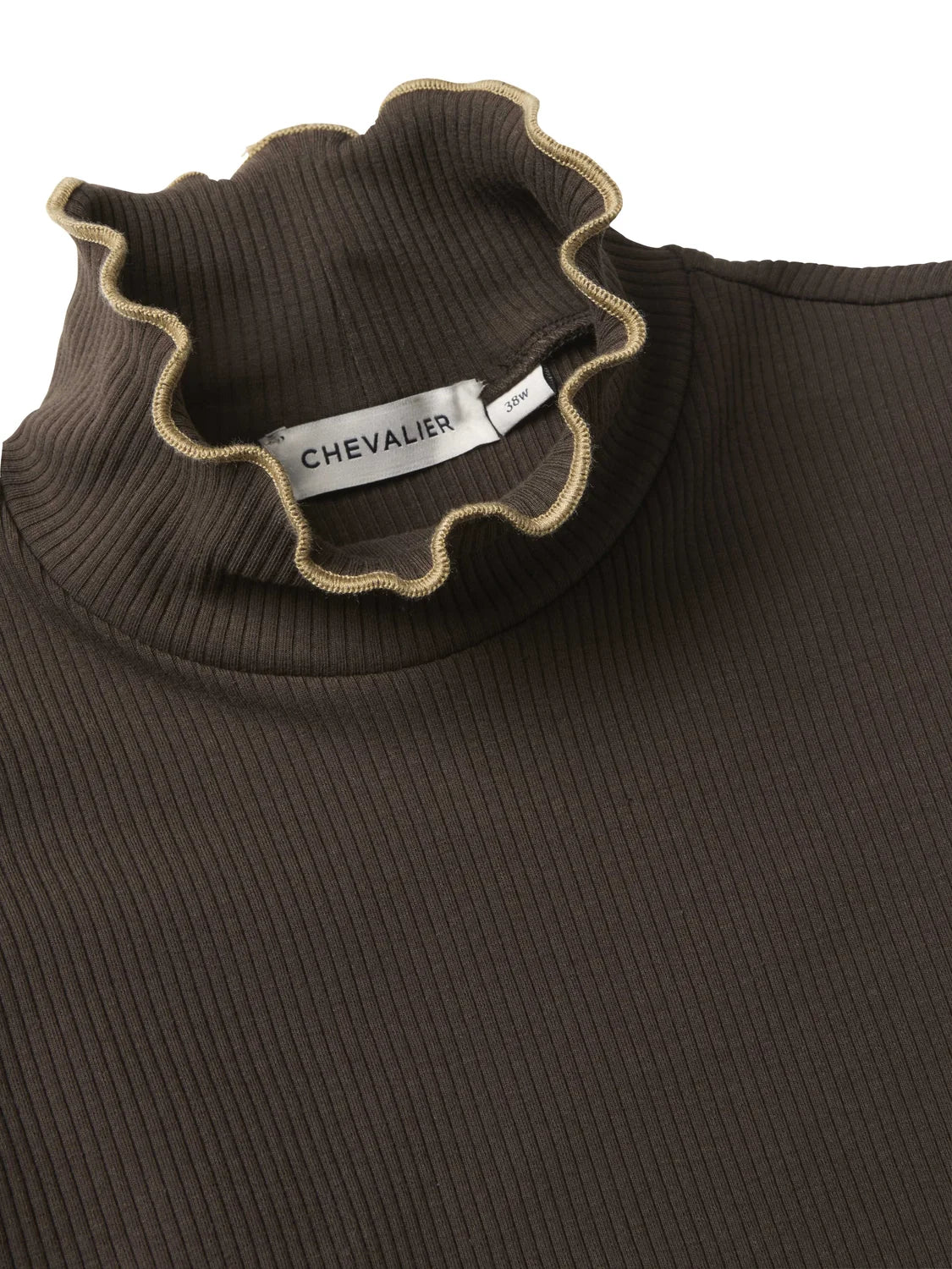 Kelly Longsleeve Top Women - Leather Brown - 3