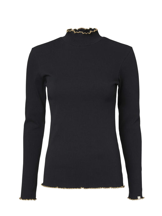 Kelly Longsleeve Top Women - Black Night - 1