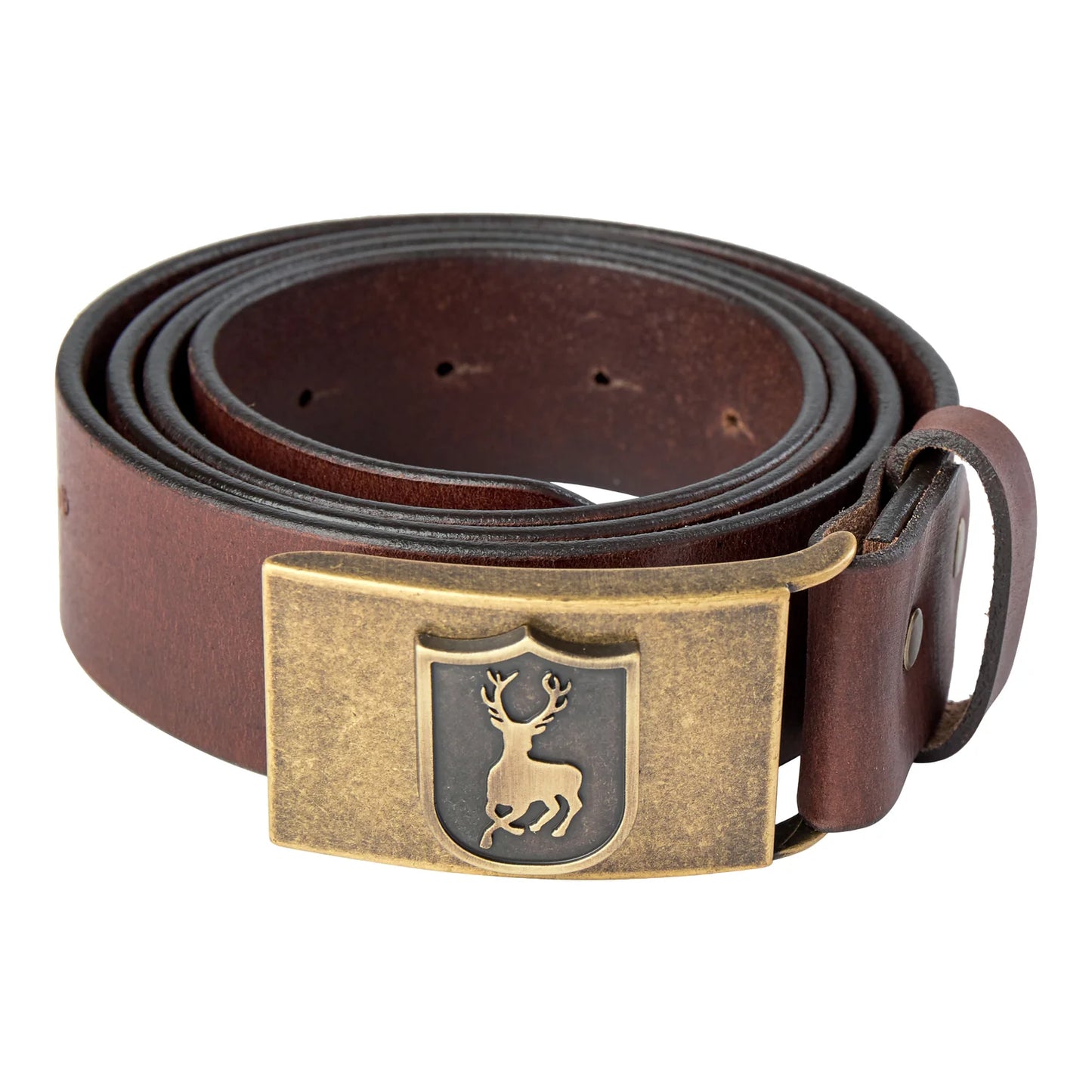 Läderbälte - Cognac Brown - framifrån