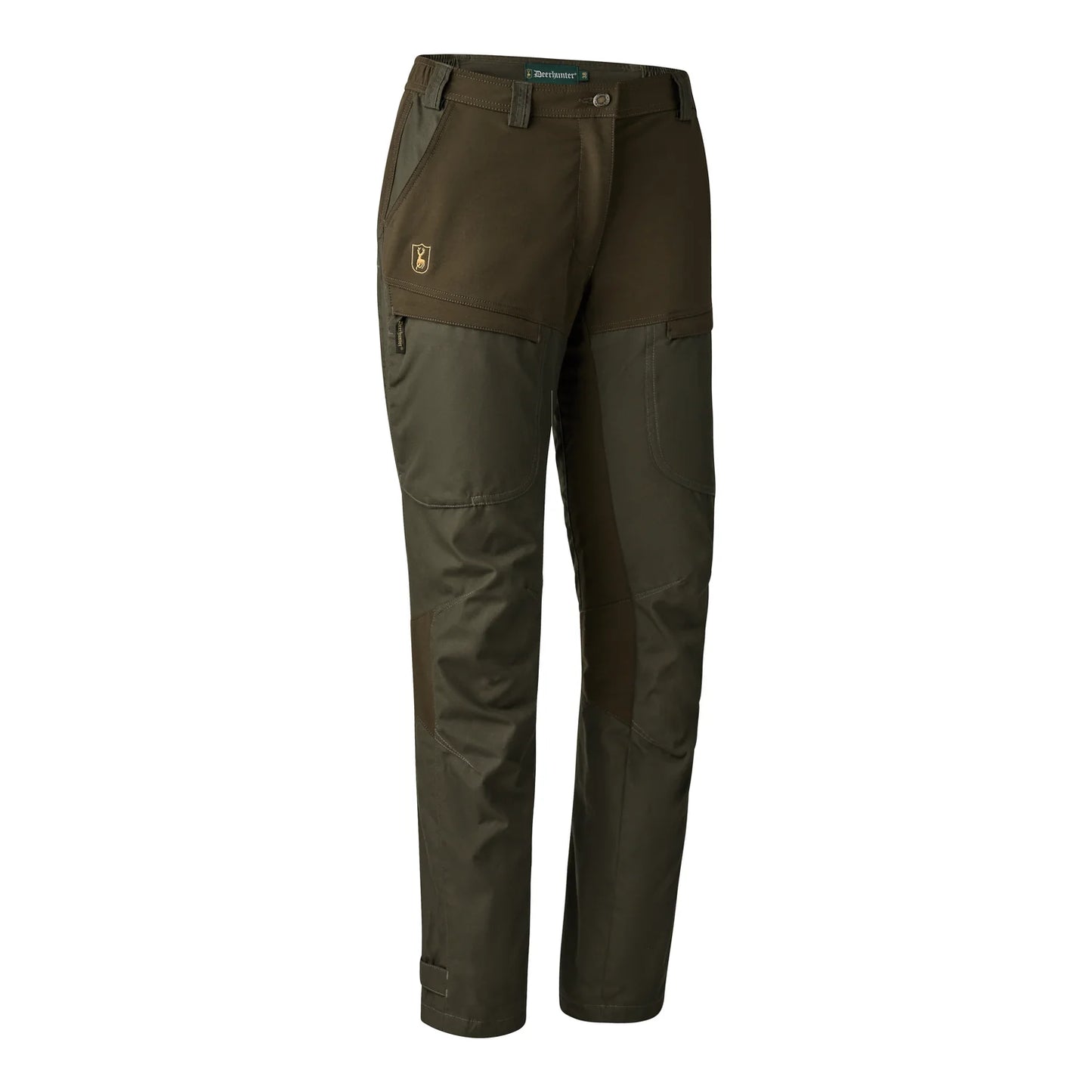 Lady Ann byxor med membran - Deep Green - framifrån