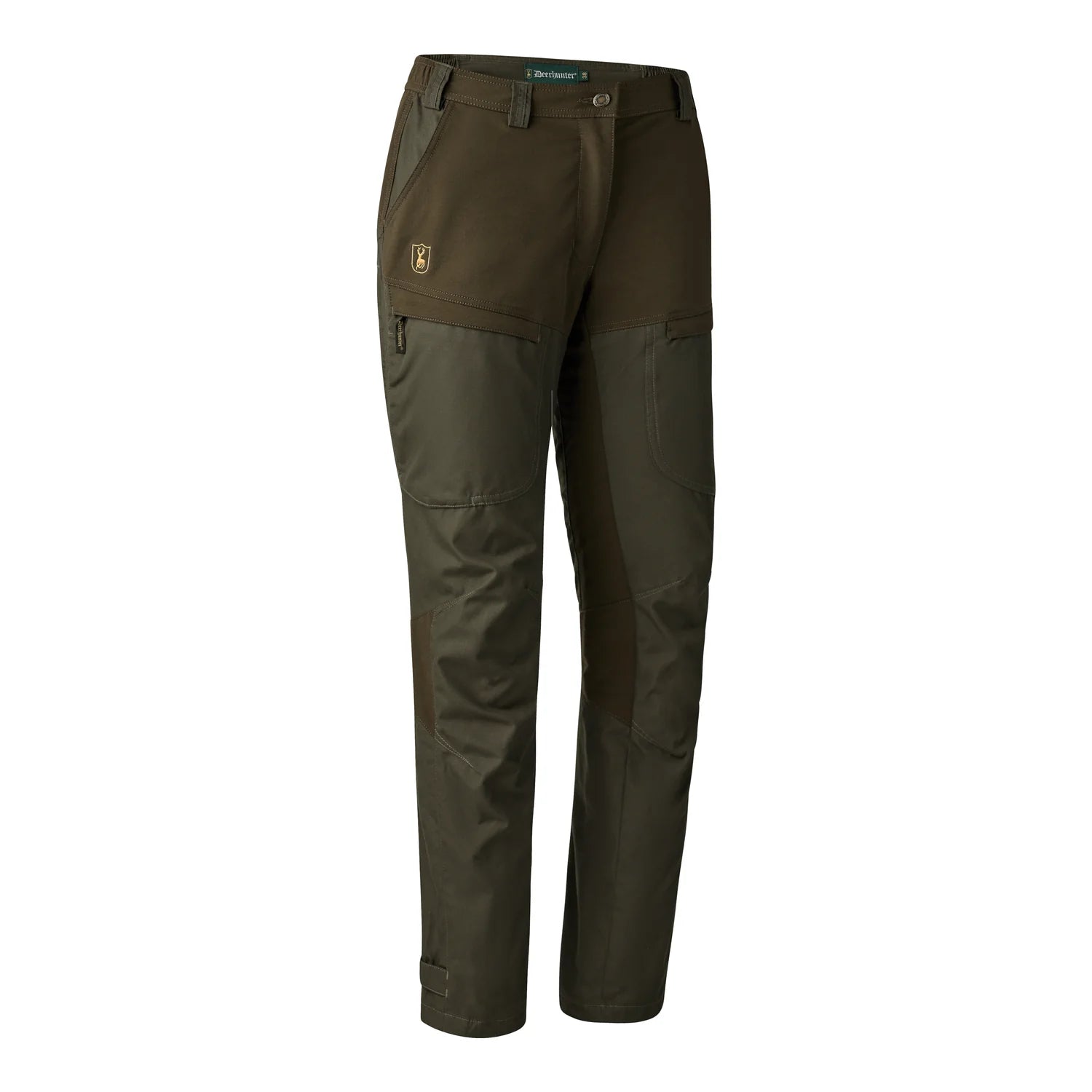 Lady Ann byxor med membran - Deep Green - framifrån
