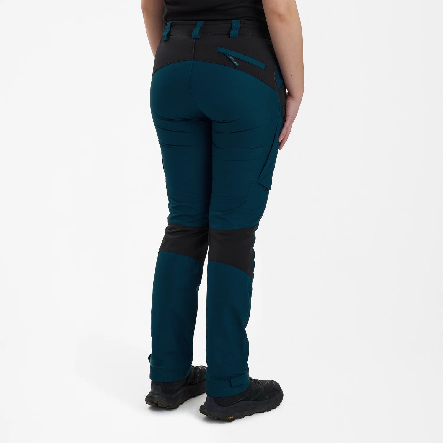 Lady Ann Byxor - Pacific Blue - modell bakifrån