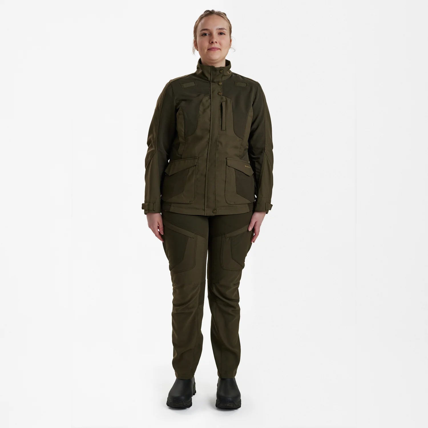 Lady Ann Extreme Jacka - Palm Green - modell framifrån