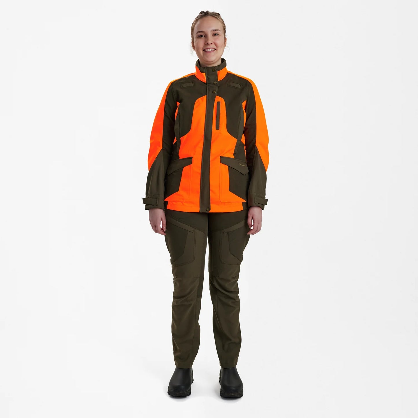 Lady Ann Extreme Jacka - Orange - modell framifrån