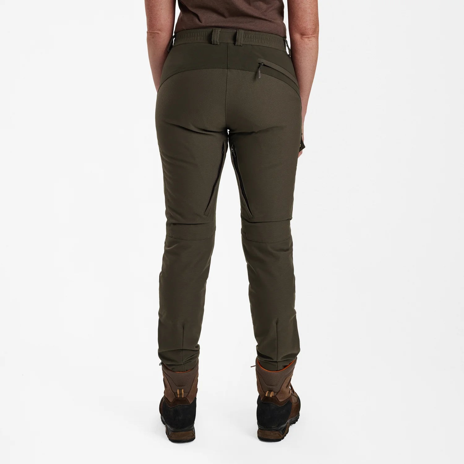 Lady Ann Extreme stövelbyxor med membran - Palm Green - modell bakifrån