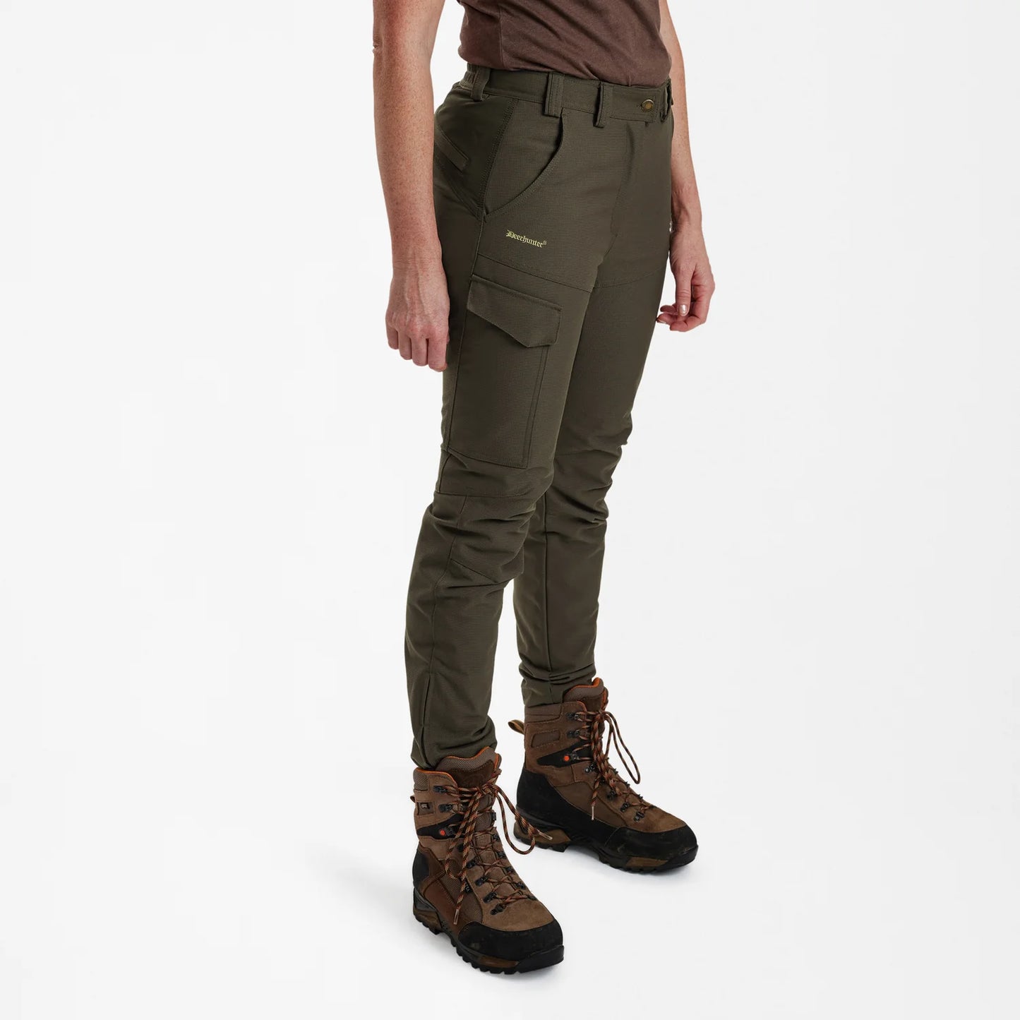 Lady Ann Extreme stövelbyxor med membran - Palm Green - modell framifrån