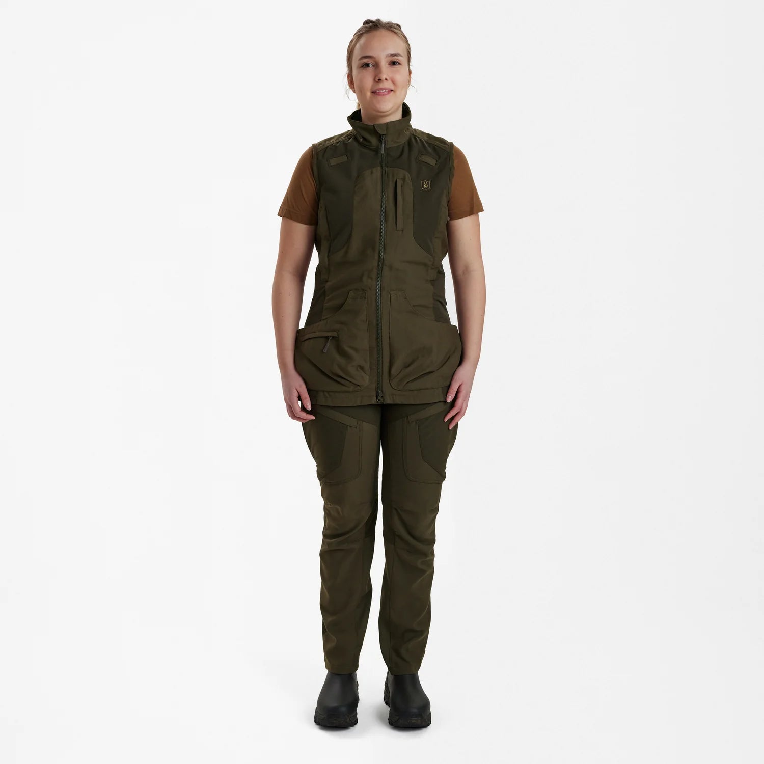 Lady Ann Extreme Väst - Palm Green - modell framifrån