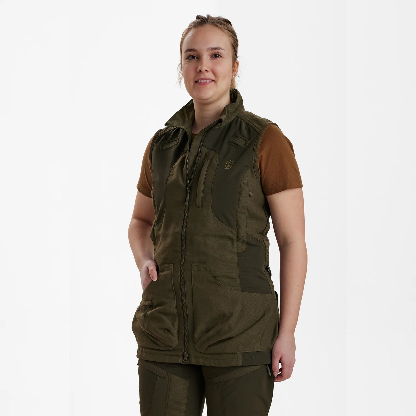 Lady Ann Extreme Väst - Palm Green - modell framifrån