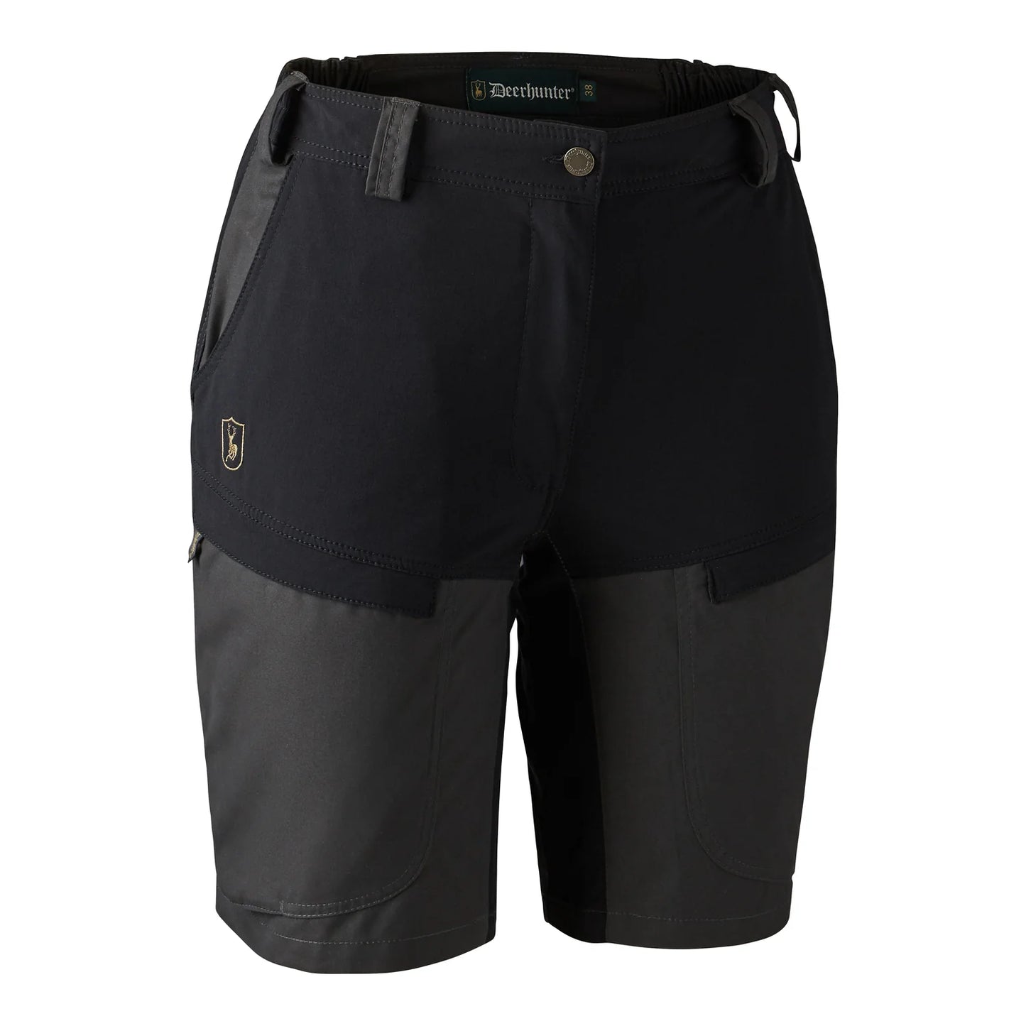 Lady Ann Shorts - Black Ink - framifrån