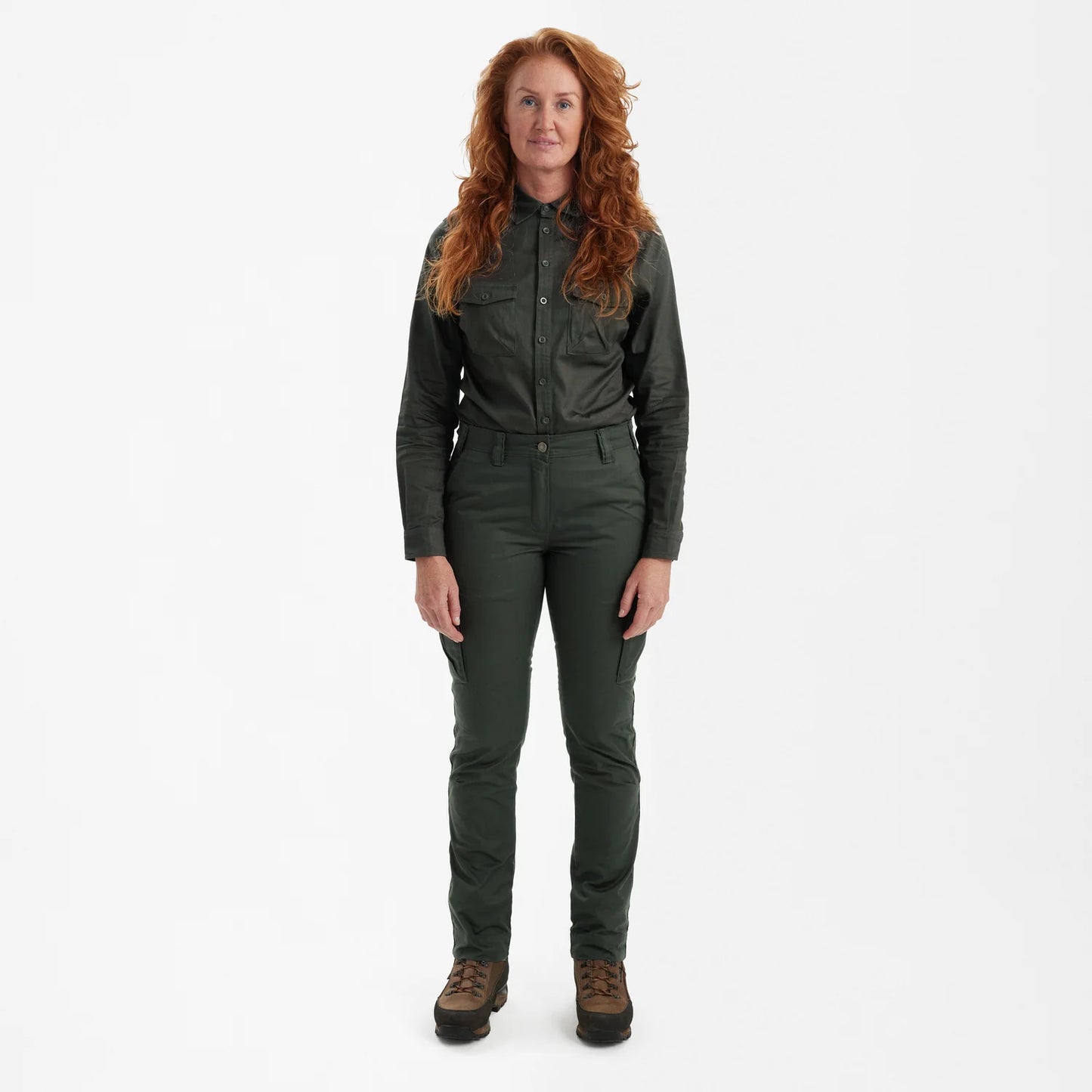 Lady Atlas Byxor - Timber - modell framifrån