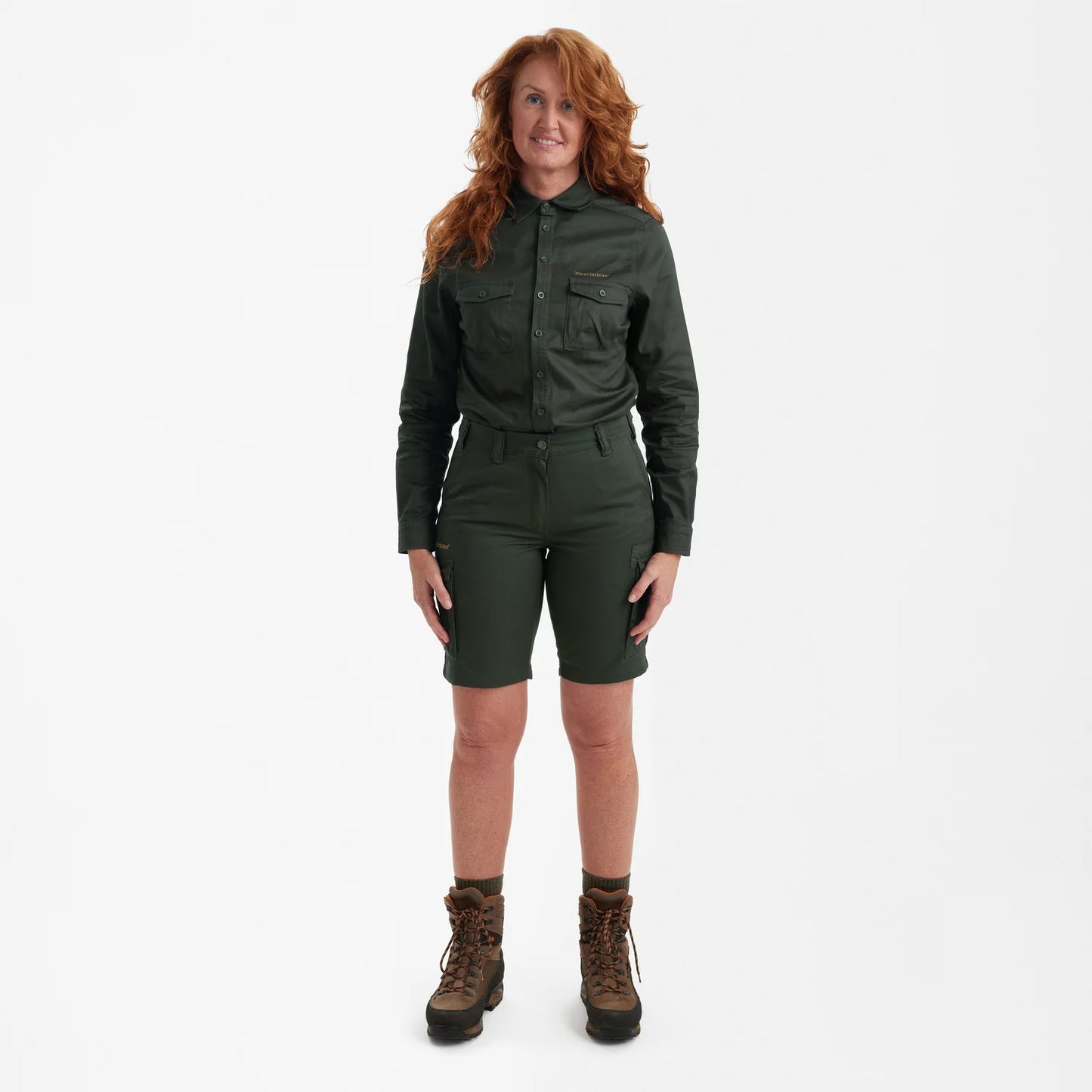 Lady Atlas Shorts - Timber - modell framifrån