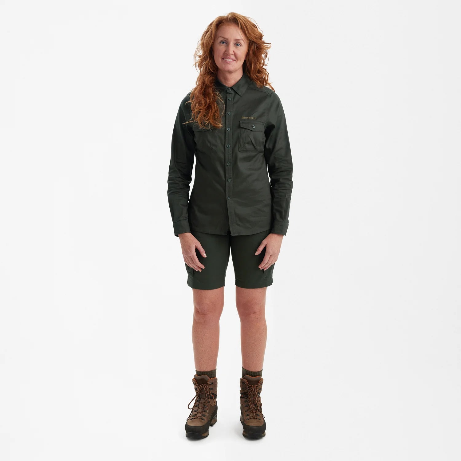 Lady Atlas Skjorta - Timber - modell framifrån