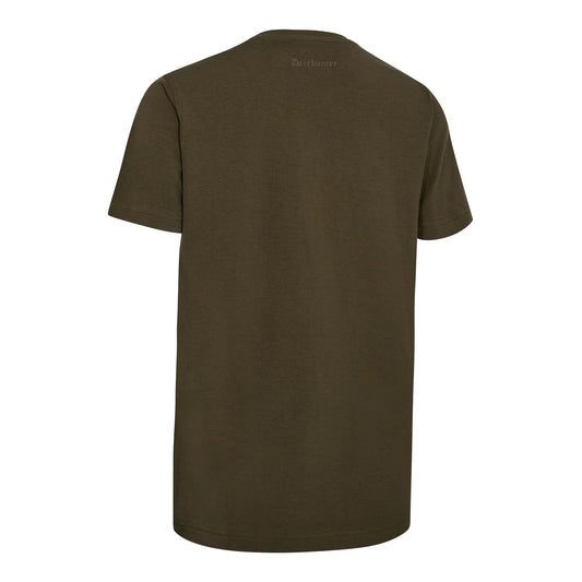 Lady Bamboo T-shirt - Deep Green - bakifrån
