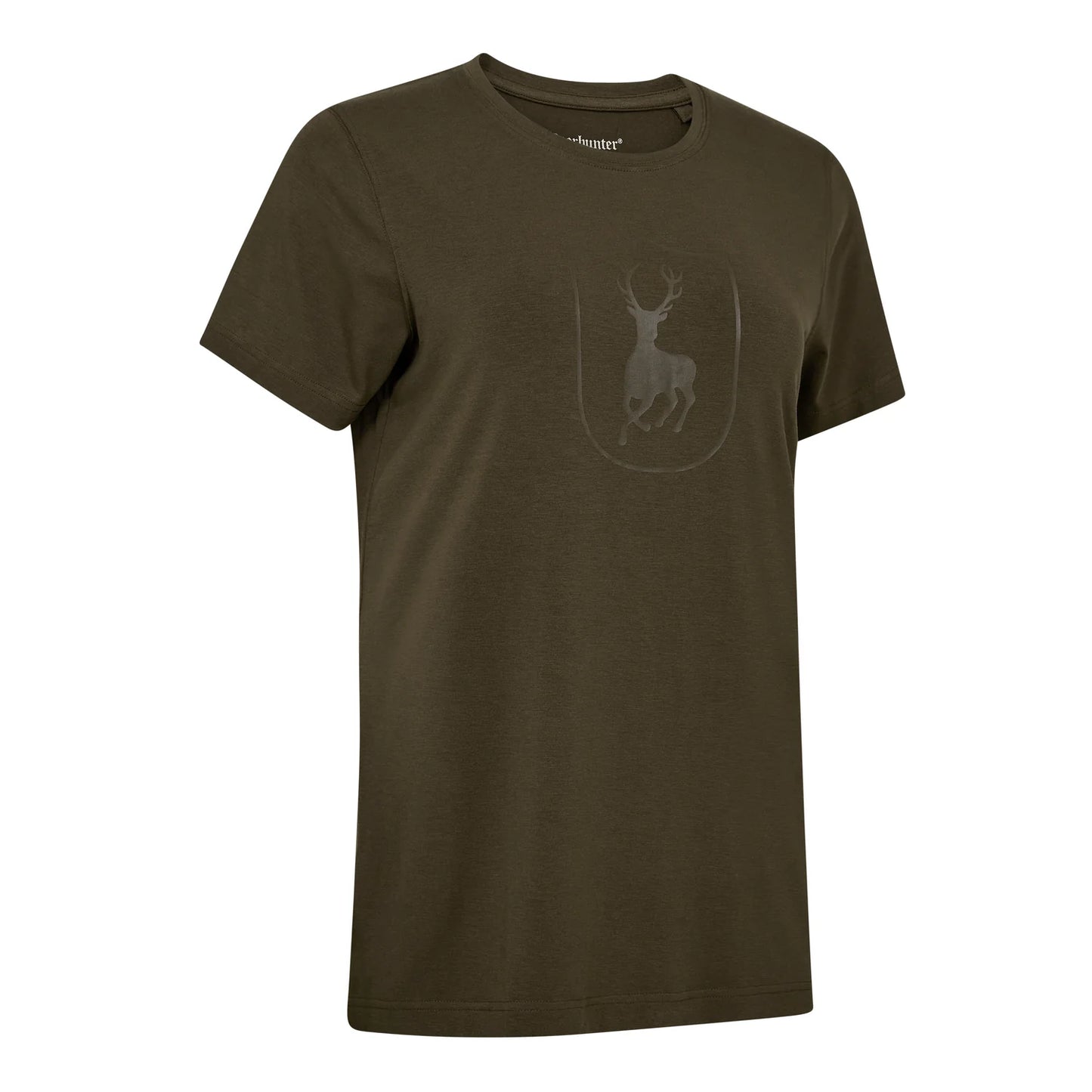 Lady Bamboo T-shirt - Deep Green - framifrån