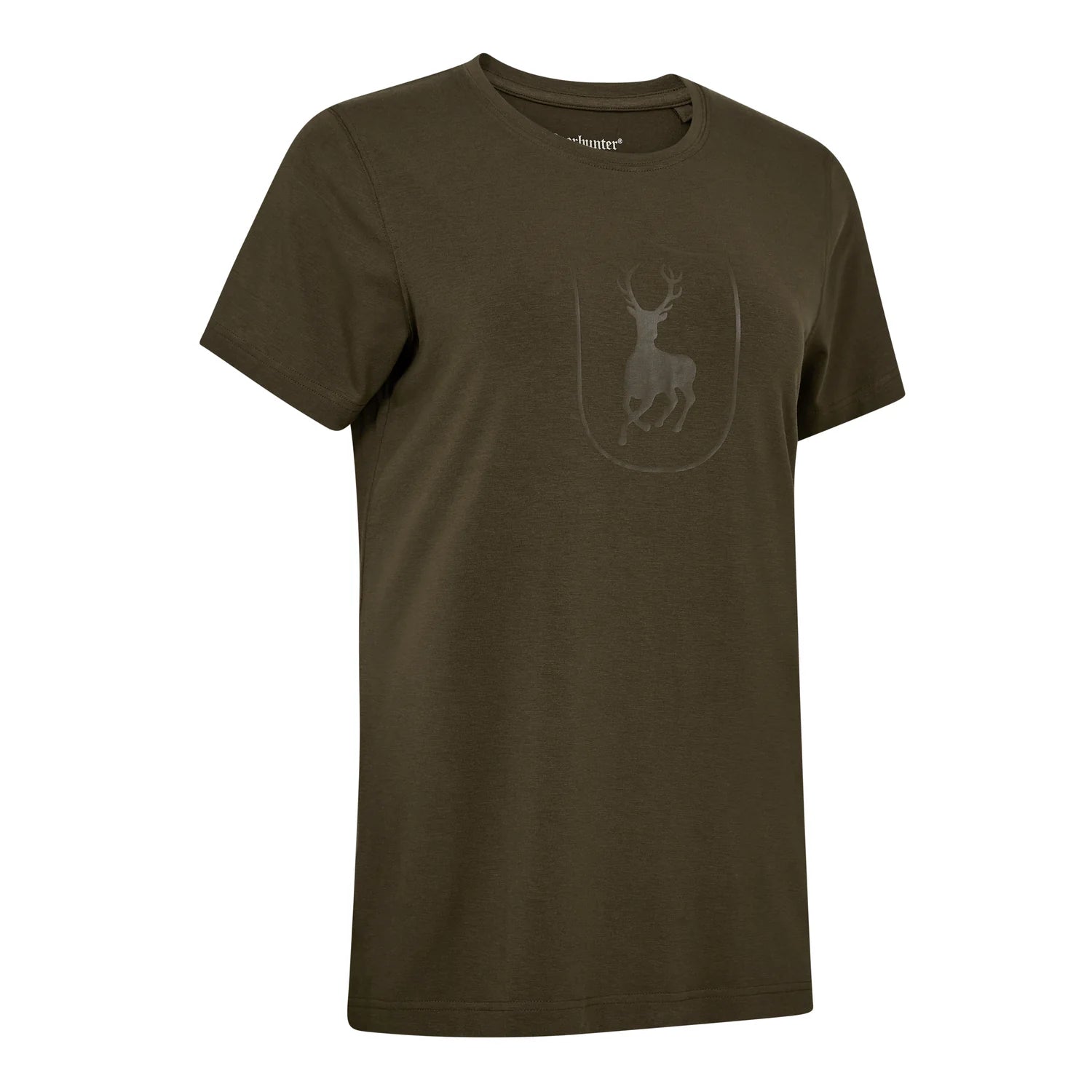Lady Bamboo T-shirt - Deep Green - framifrån