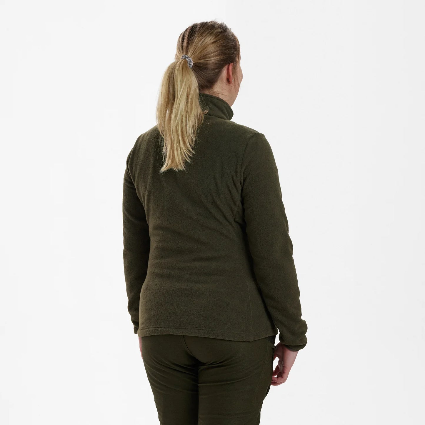 Lady Chasse Fleecejacka - Beluga - modell bakifrån