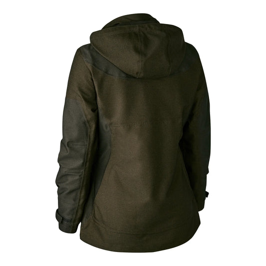 Lady Chasse Jacka - Olive Night melange - bakifrån