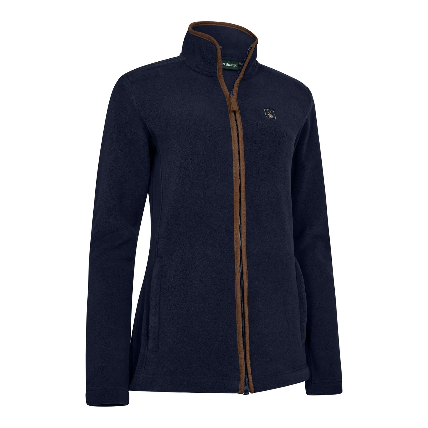 Lady Cumbria Fleecejacka - Dark Blue - framifrån