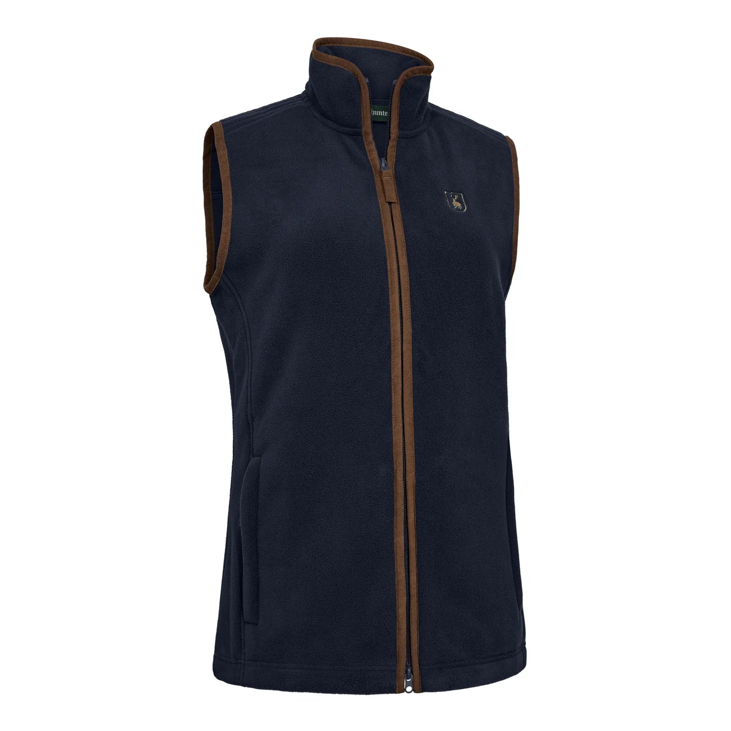 Lady Cumbria Fleeceväst - Dark Blue - framifrån
