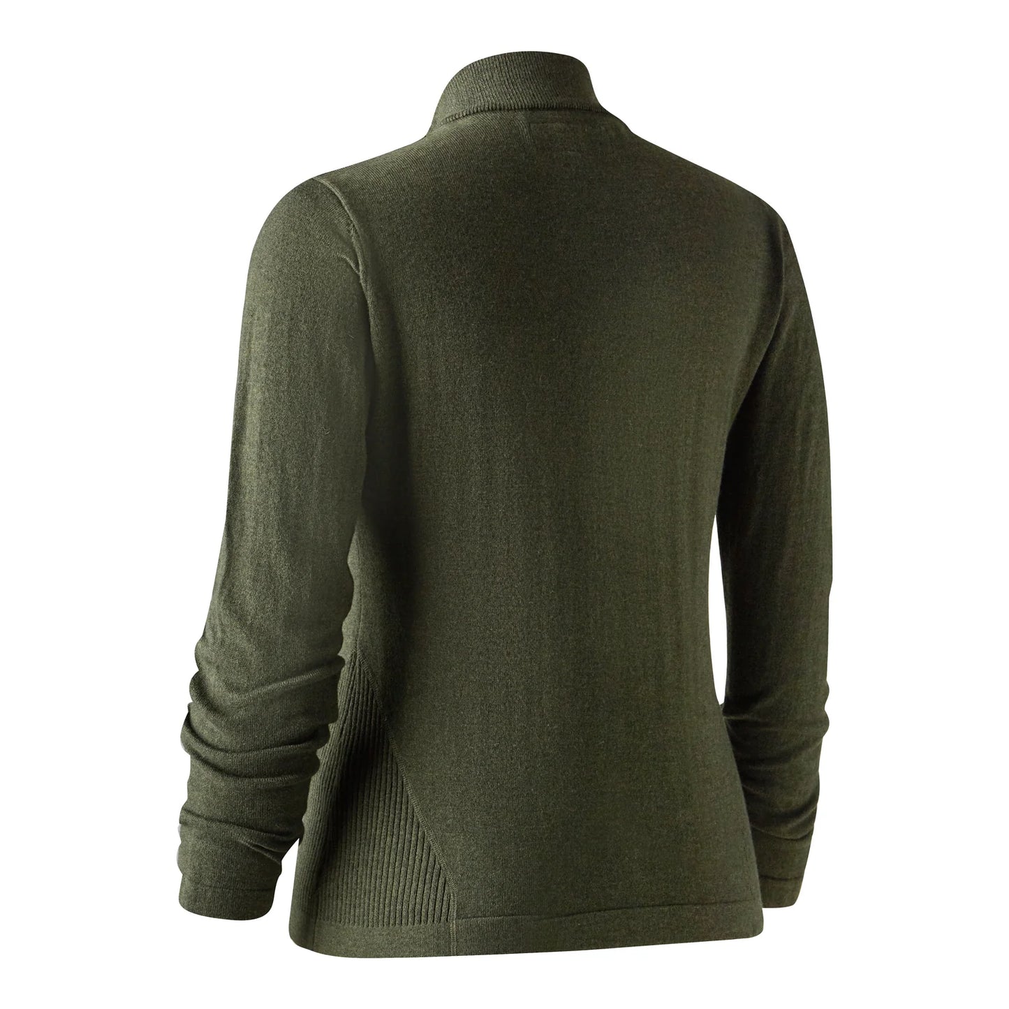 Lady Darlington Stickad Cardigan - Green Melange - bakifrån