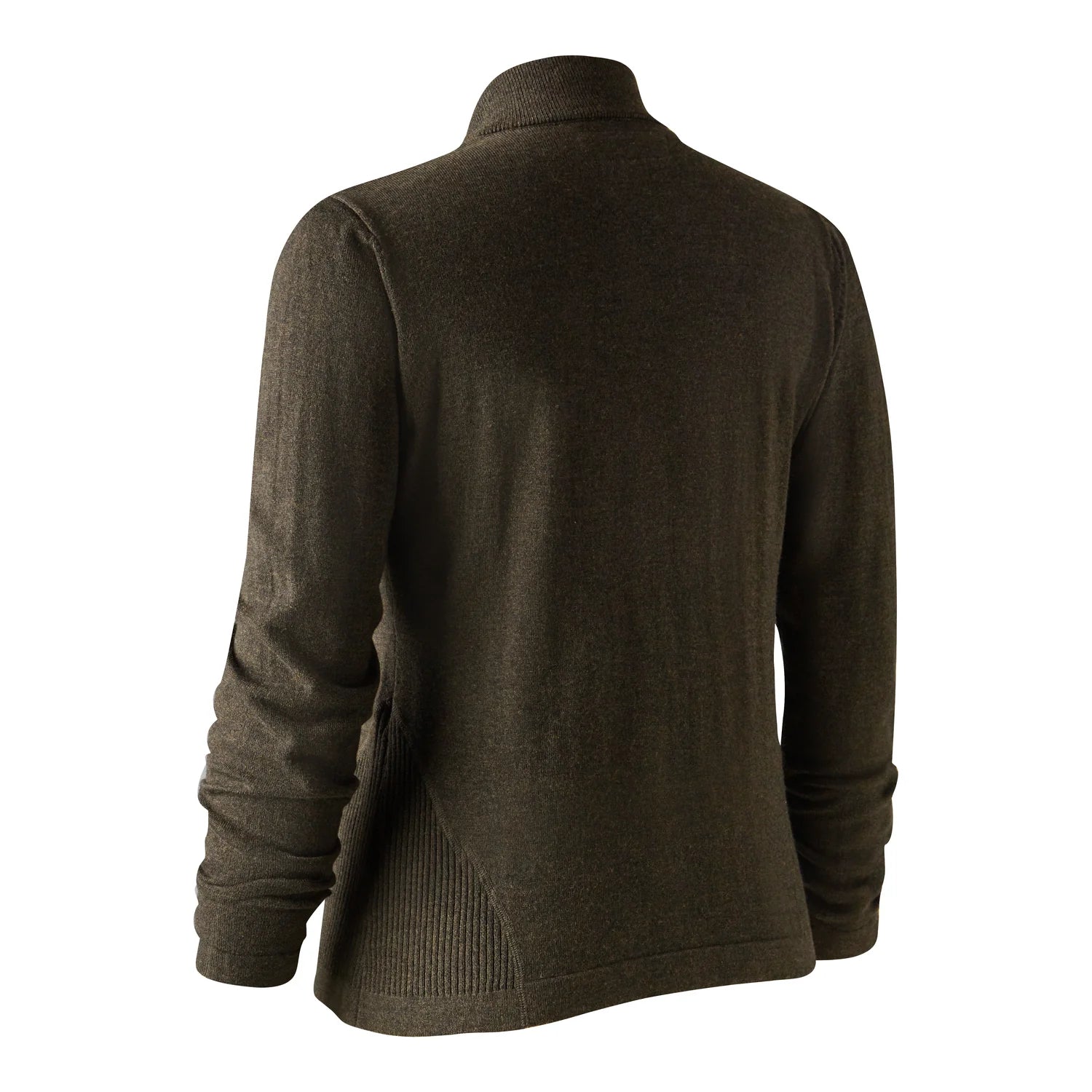 Lady Darlington Stickad Cardigan - Dark Elm - bakifrån